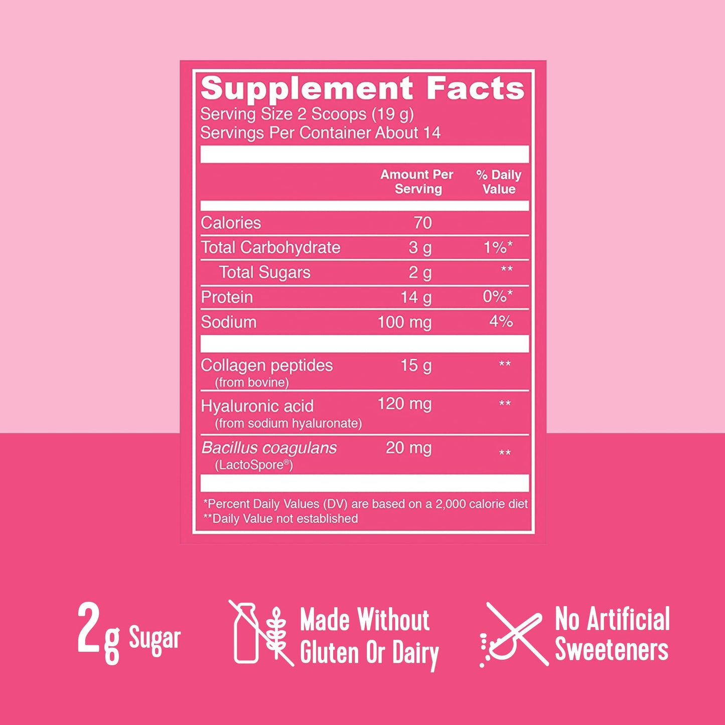 Vital Proteins Beauty Collagen (Strawberry Lemon, Canister) - 120mg of Hyaluronic Acid and 15g of Collagen Per Serving - Nirvana Guru