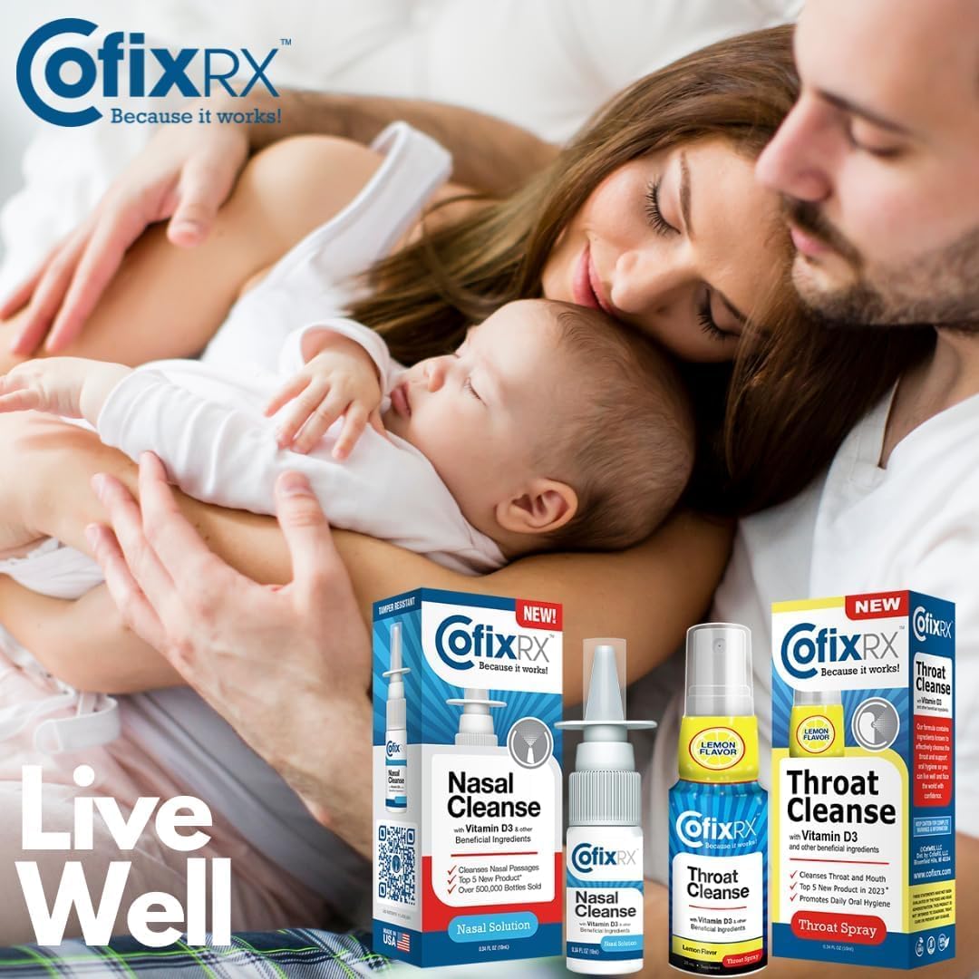 Nasal Cleanse Solution Spray, Povidone Iodine with Vitamin D3 & Xylitol, Cleans Nasopharynx, Cold and Allergy Relief, Laboratory Tested Patented Formula, Fast Acting and Long Lasting Nirvana Guru