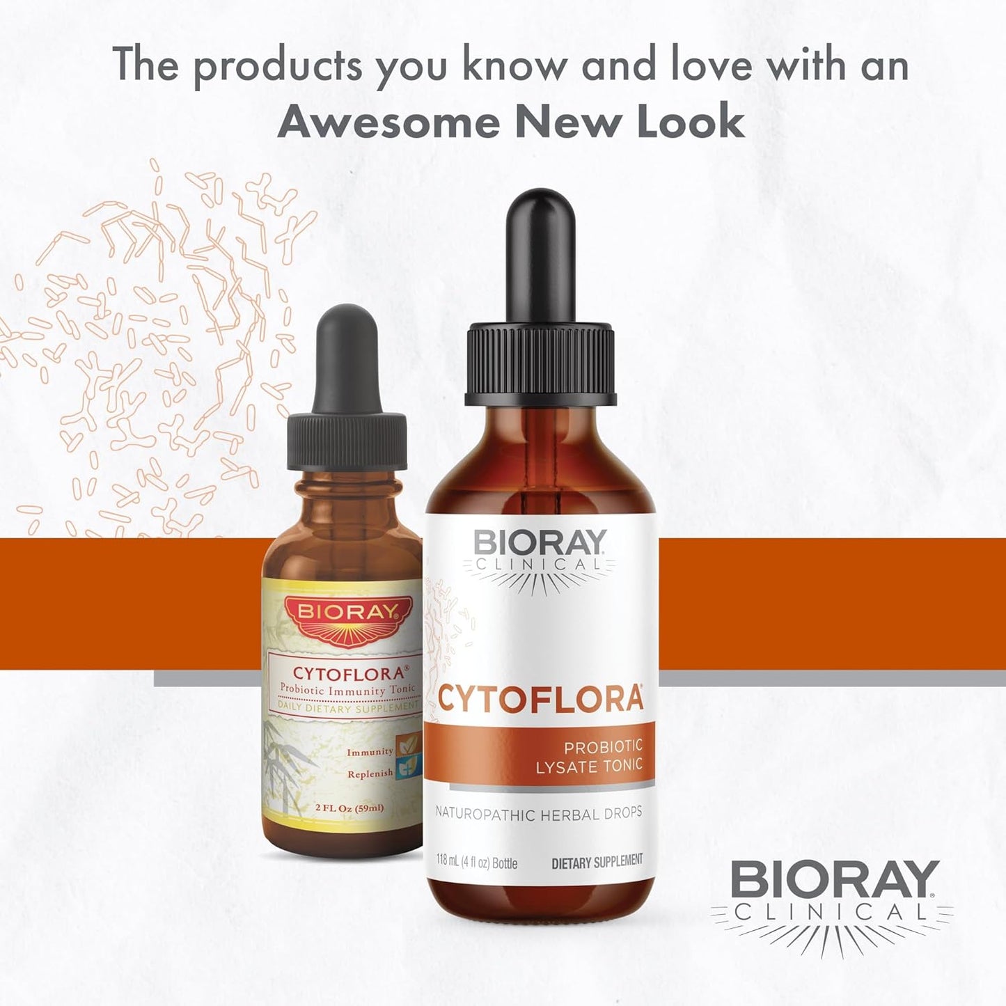 BIORAY Professional CytoFlora - 4 fl oz - Probiotic Immunity Tonic - Improves Bowel & Gut Function - Non-GMO, Vegetarian, Gluten Free Nirvana Guru