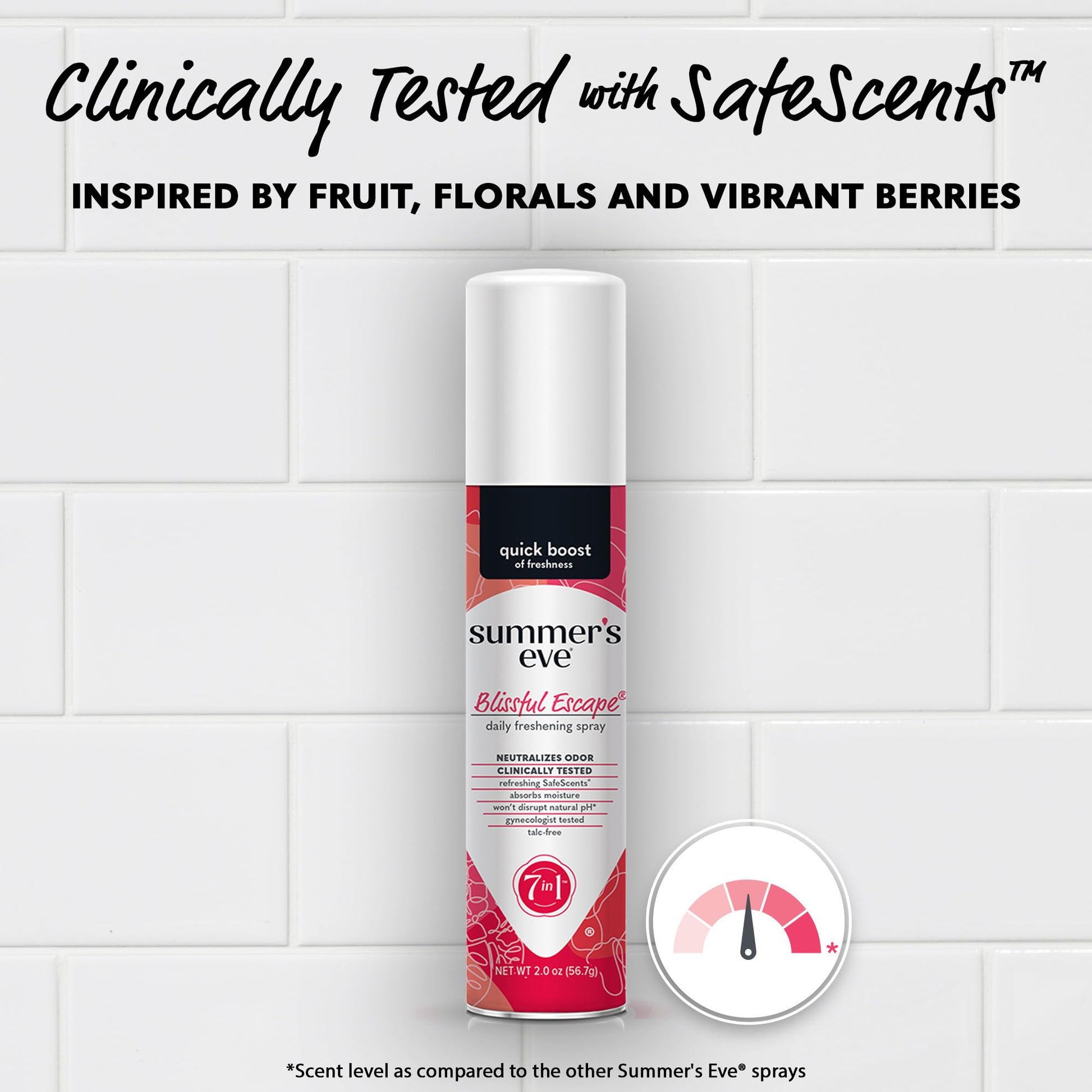 Summer's Eve Blissful Escape Daily Refreshing Feminine Spray, 2 oz Nirvana Guru