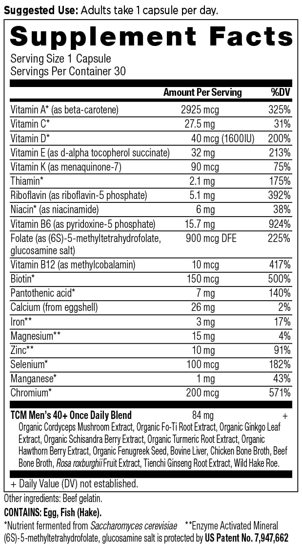 ANCIENT NUTRITION Men's 40+ 1-Day Multivitamin, 30 CT - Nirvana Guru