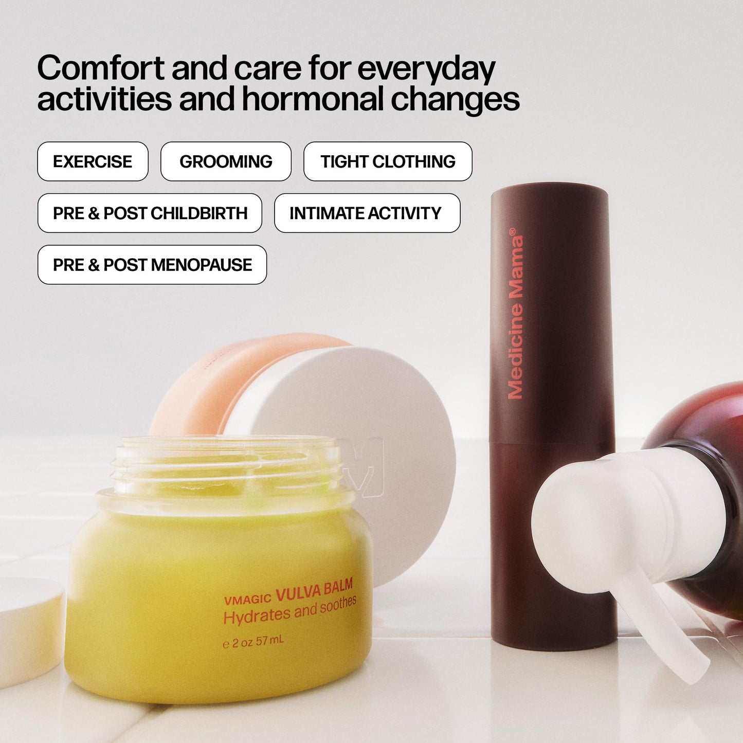 VMAGIC by Medicine Mama Organic Vulva Balm – Intimate Skin Care, Menopause Support – Relieves Feminine Dryness, Itching & Irritation – Hormone Free, Vaginal Moisturizer for Women – 2 oz Nirvana Guru