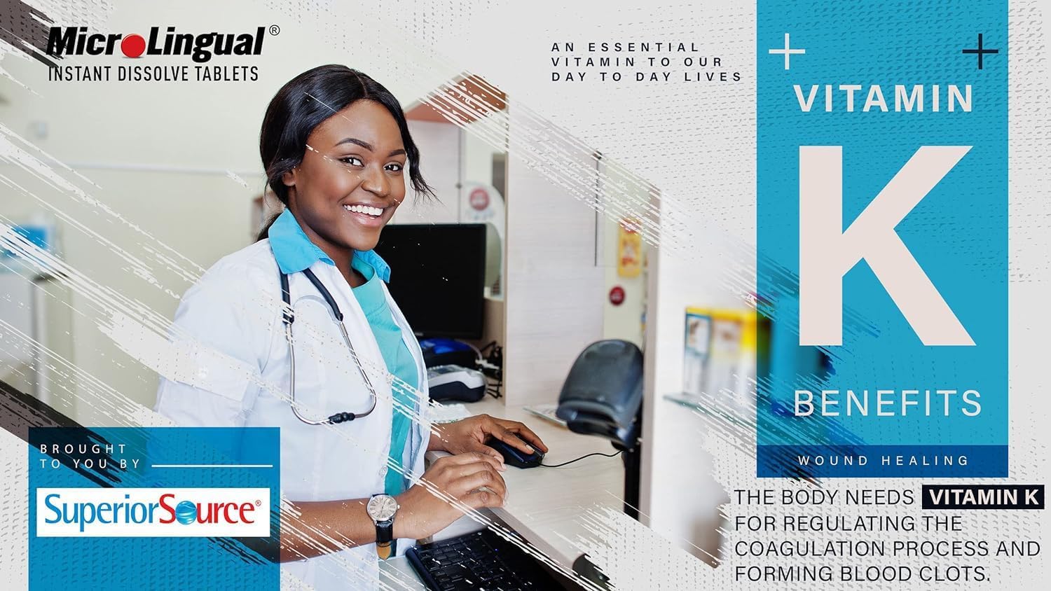 Superior Source Triple K, 3-in-1 Formula, MK-4 500 mcg, MK-7 50 mcg, K1 500 mcg, Quick Dissolve Sublingual Tablets, 30 Count, Healthy Bones and Arteries, Immune & Cardiovascular Support, Non-GMO Nirvana Guru