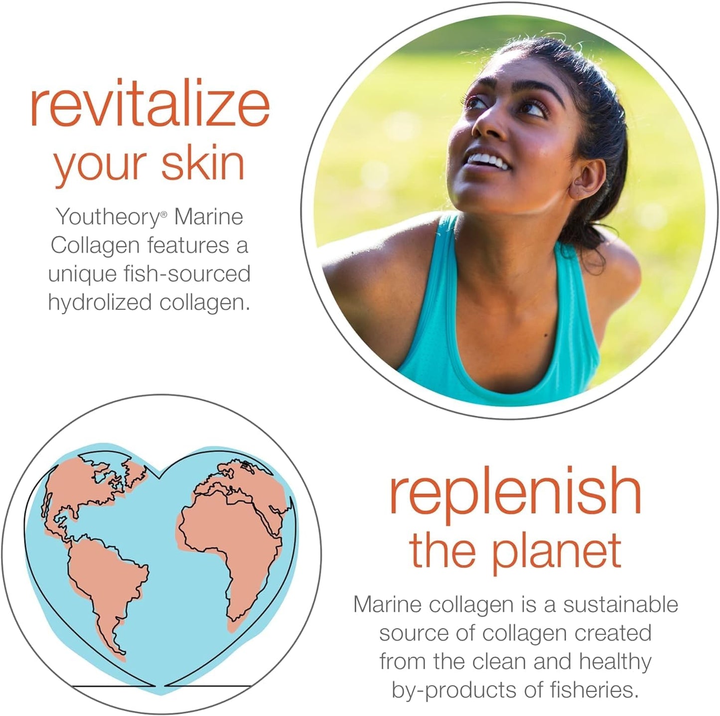 Youtheory Marine Collagen - 2,500 mg Hydrolyzed Collagen - Supports Skin* - Fish-Sourced Collagen - with Vitamin C, A, C, E, B6, B12 & More - Highly Digestible and Absorbable - 290 Tablets - Nirvana Guru