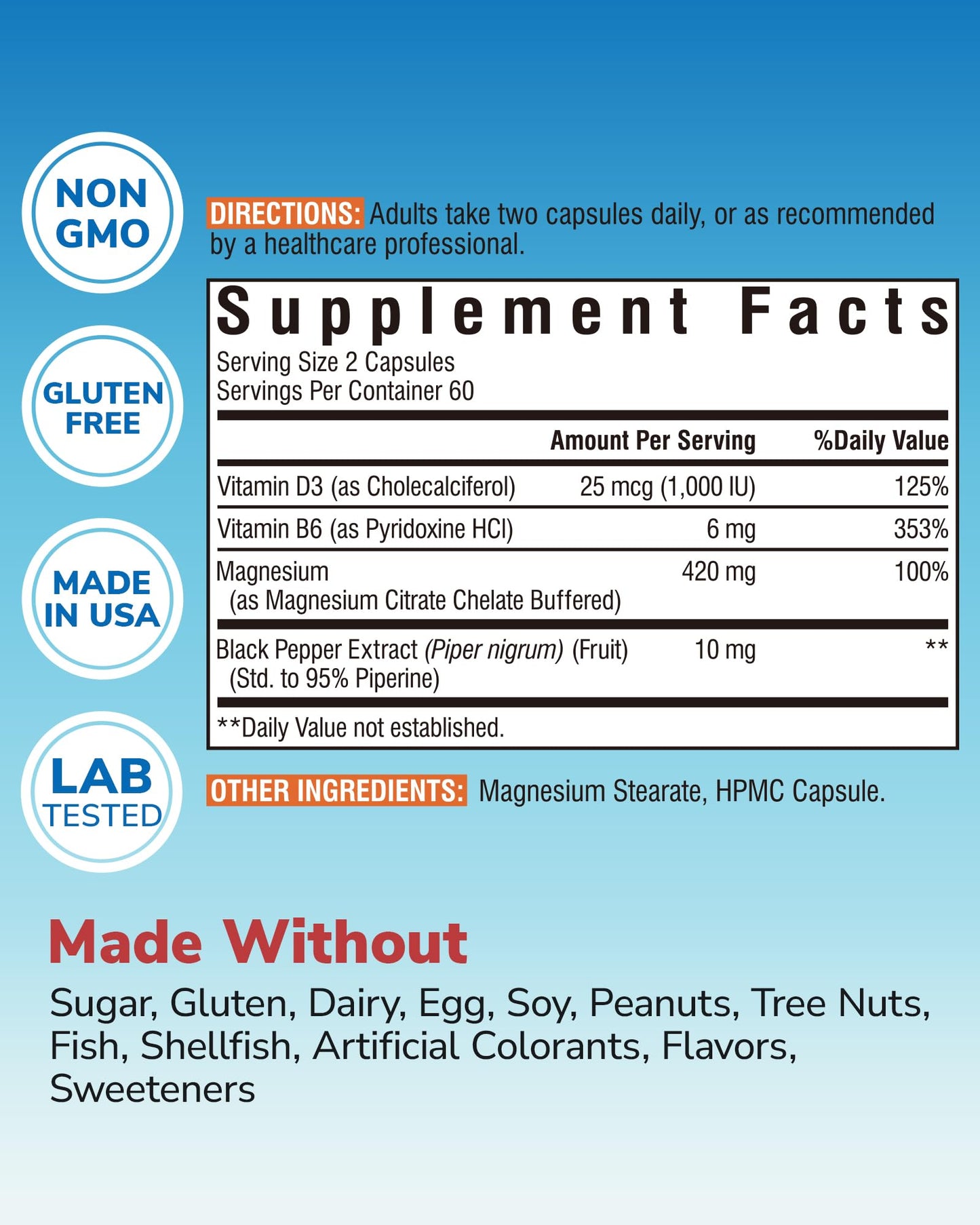 10 in 1 Magnesium Complex, 420mg Elemental Magnesium | Ultra Strength, Max Absorption | Chelated Magnesium Supplement for Sleep, Nerves & Heart Health | Non-GMO, 120 Vegan Capsules Nirvana Guru