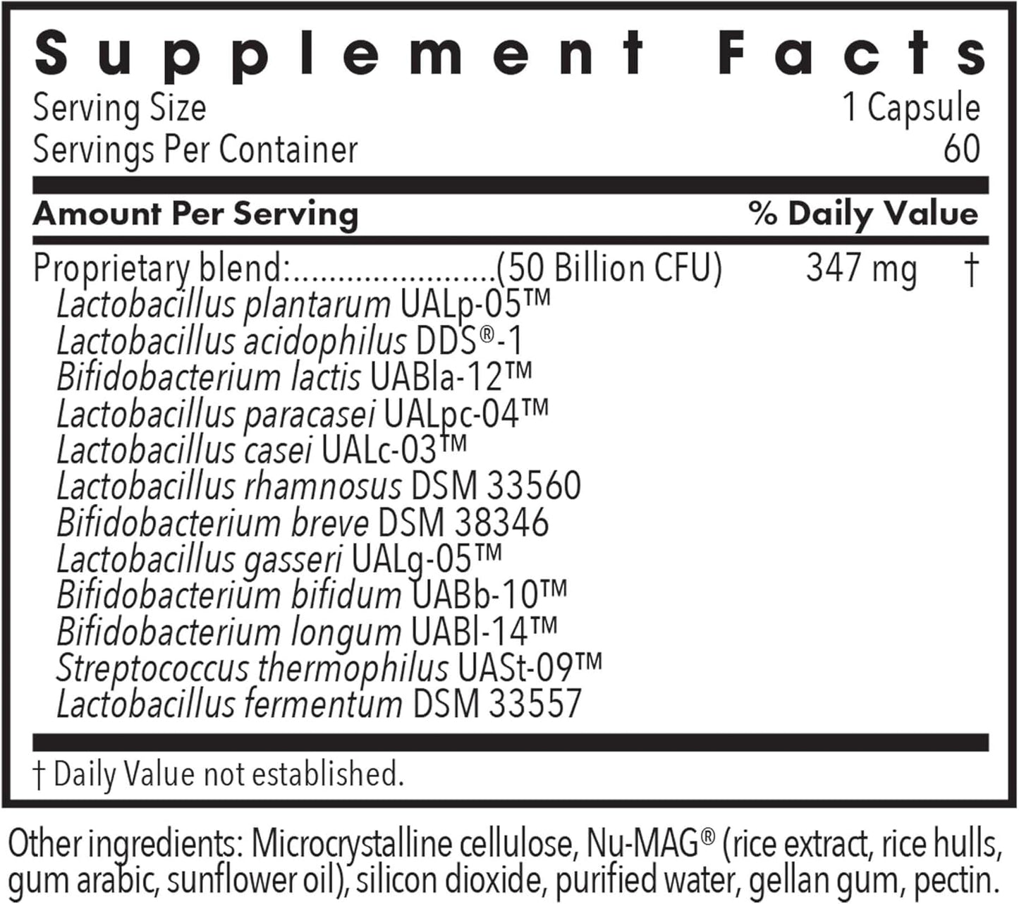 Allergy Research Group Essential-Biotic Complete Supplement - High Potency Probiotics for Men & Women, Supports Gut & Digestive Health, 50 Billion CFUs, Delayed-Release Vegetarian Capsules - 60 Count Nirvana Guru