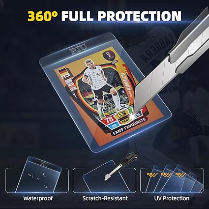 100ct Semi Rigid Card Holders & 100ct Card Sleeves for PSA, SGC, BGS, CSG Graded Card Submissions, Semi Rigid Card Sleeves, Baseball Card Protectors, PSA Graded Card Sleeve for Trading Card nirvanaguru