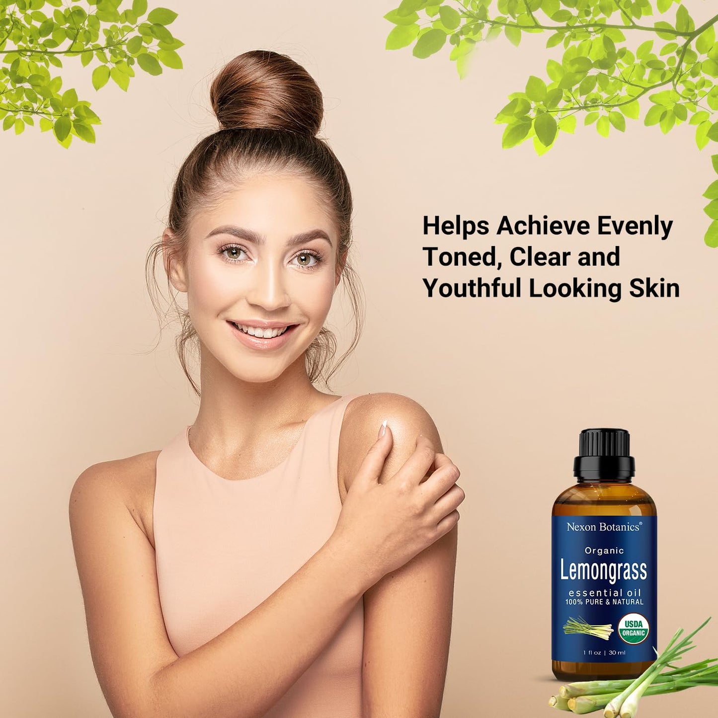 Organic Lavender Essential Oil 30 ml - Pure Natural Oils for Diffuser, Aromatherapy, Skin & Hair Care - Aceite De Lavanda Orgánico - Nexon Botanics - Nirvana Guru
