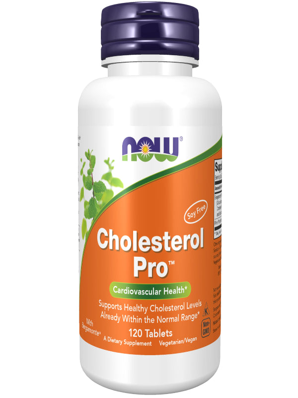 NOW Foods Supplements, Cholesterol Pro™ with Bergamonte™ and Plant Sterols, Cardiovascular Health*, 120 Tablets - Nirvana Guru