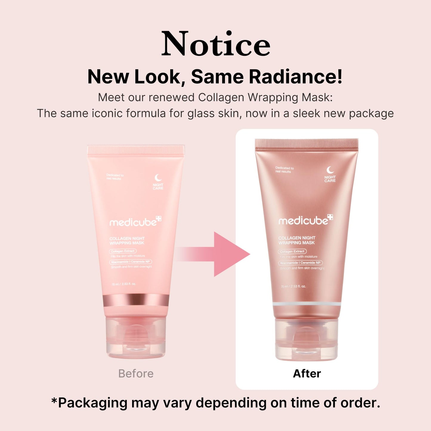 medicube PDRN Caffeine Overnight Wrapping Peel Off Facial Mask | Firming, Depuffing & Hydration | Salmon DNA + Caffeine + Collagen For Refined, Glass Skin & Face Contour Support | Korean Skin Care Nirvana Guru