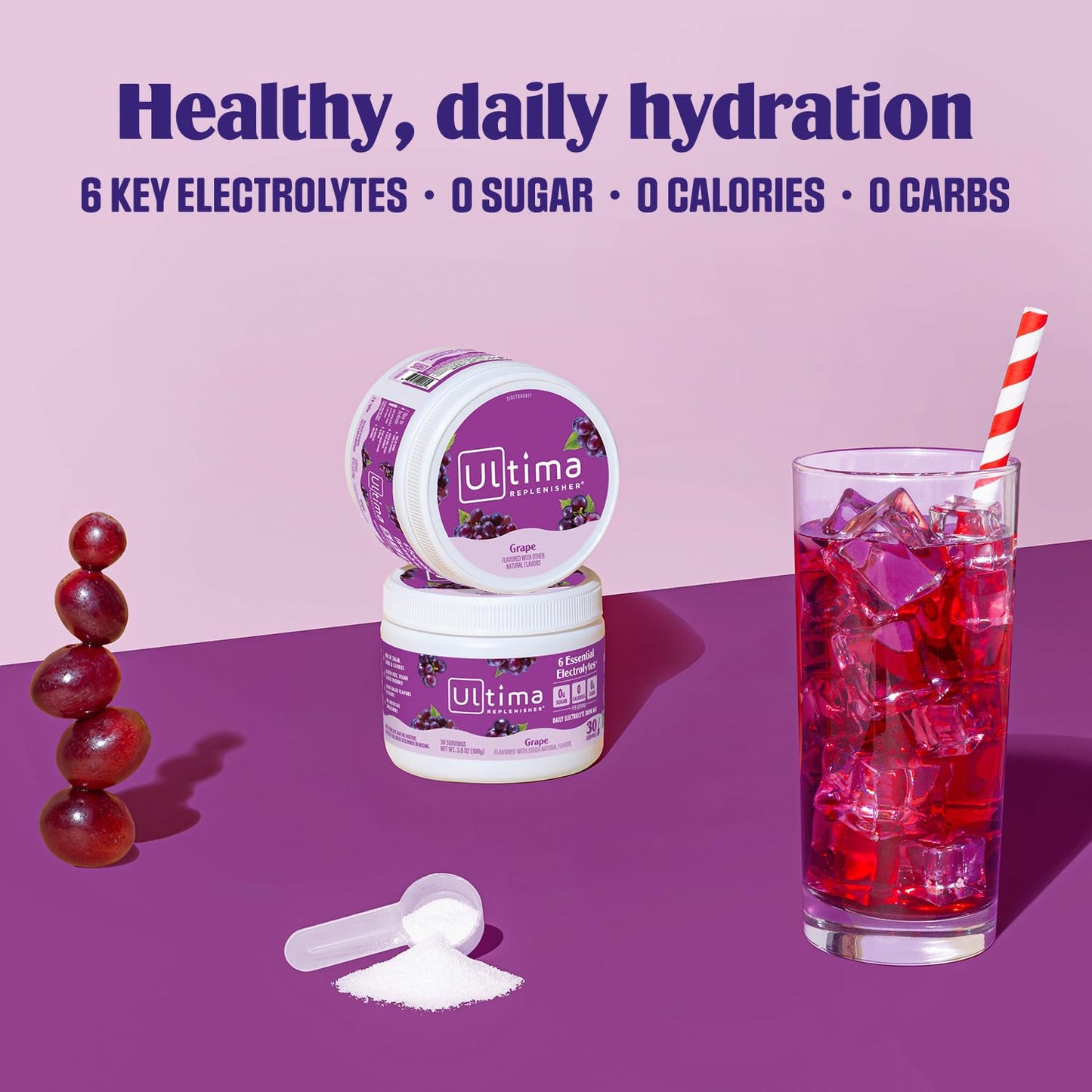 Ultima Replenisher Daily Electrolyte Powder Drink Mix – Sugar Free – Watermelon, 30 Servings – Hydration Powder with 6 Key Electrolytes and Trace Minerals – Keto Friendly, Vegan, Non-GMO - Nirvana Guru