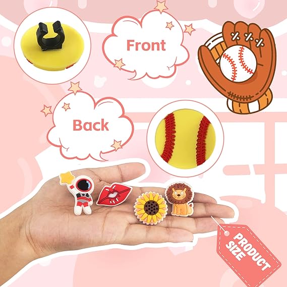 60 Pcs Cute Pencil Topper Decoration, Different Pencil Clip Designs, Suitable for School Prize, Classroom Reward, Gift Idea nirvanaguru
