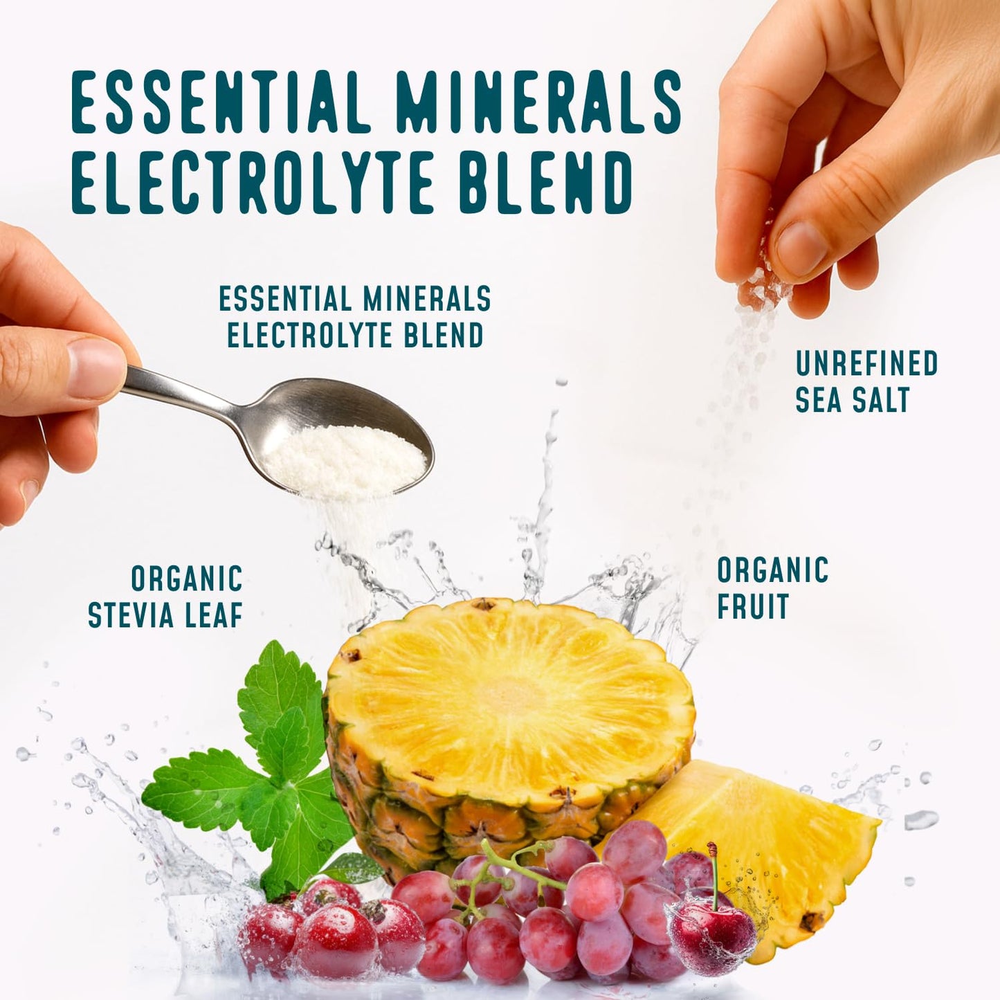 FlavCity Electrolytes Powder Packets - 28 Hydration Packets, Variety Pack - No Added Sugar - Hydration Powder with Real Fruit & Unrefined Sea Salt - Keto & Gluten-Free (28 Stick Packs) Nirvana Guru