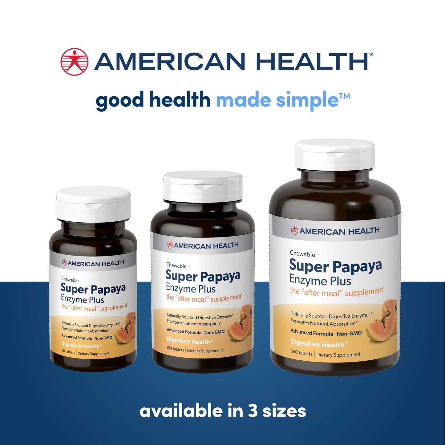 American Health, Super Papaya Enzyme Plus Chewable Tablets, 360 Count Nirvana Guru