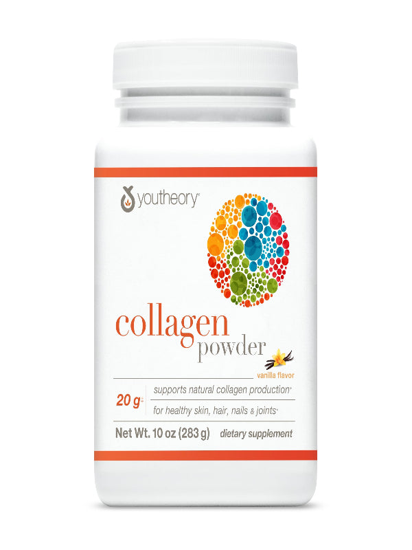 Youtheory Collagen Powder - Premium Collagen Supplement with Vitamin C & Biotin - Healthy Hair, Nails, Skin & Joints* - Hydrolyzed & Highly Absorbable - Dairy & Gluten Free - Unflavored - 10 oz - Nirvana Guru