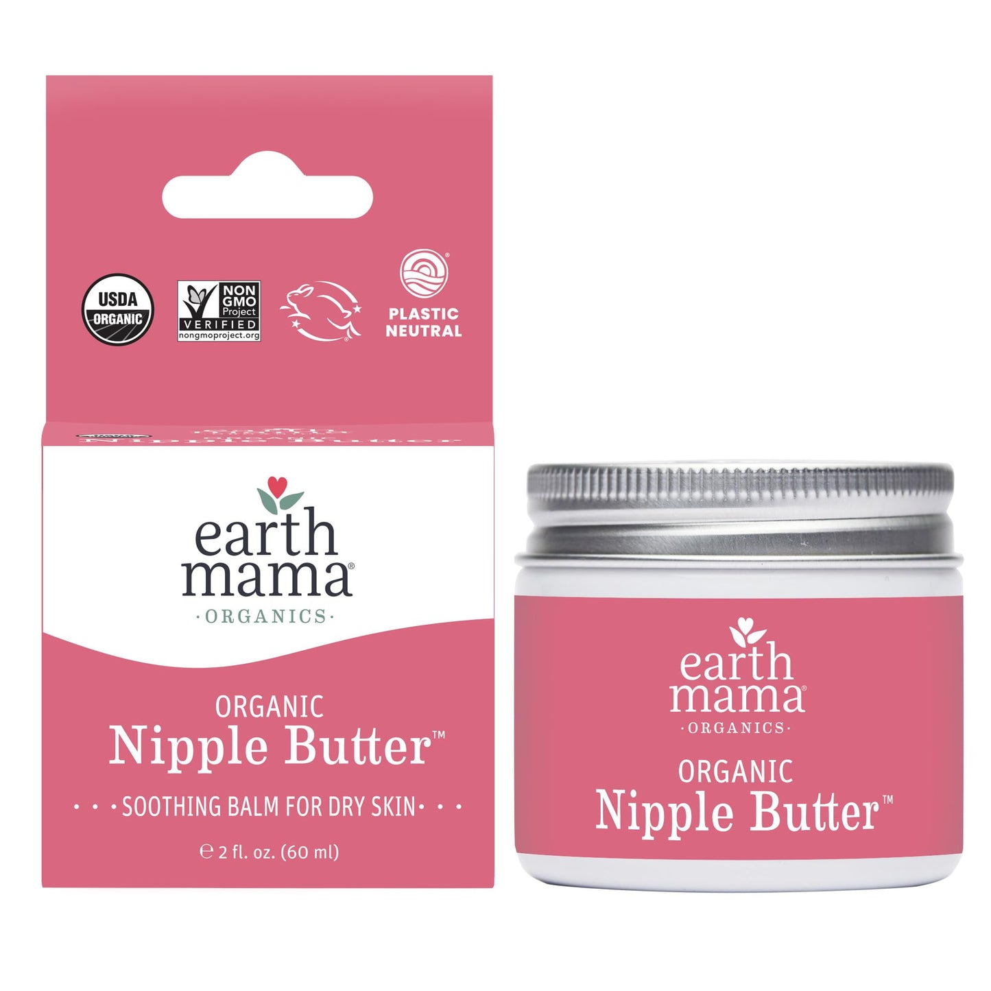 Earth Mama Organic Nipple Butter™ | Nipple Cream Safe for Breastfeeding | Postpartum Essentials for Nursing | Non Lanolin Nipple Cream, 2-Fluid Ounce Nirvana Guru
