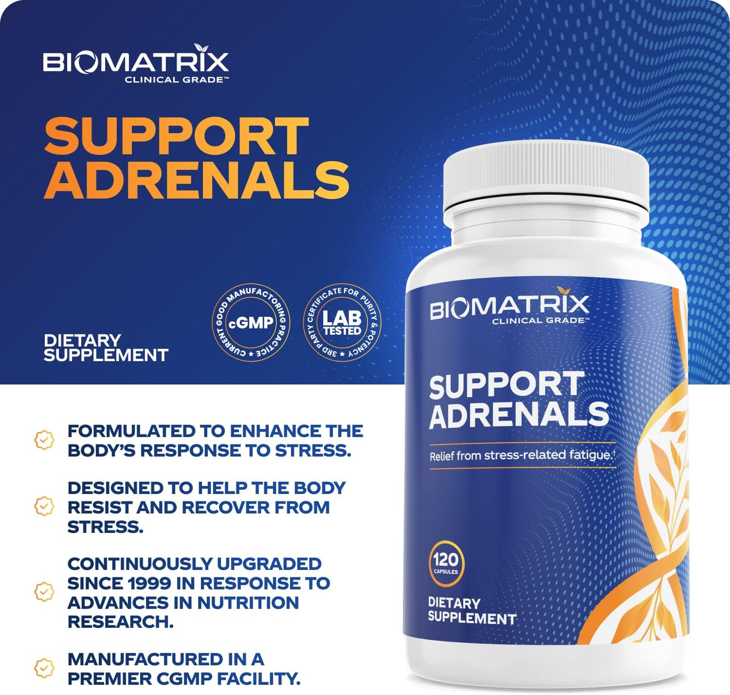 Adrenal Fatigue Supplement, Cortisol Manager, 5-MTHF, B Vitamins, Vitamin C, Adaptogens, Bioflavonoids, DHEA, Inositol, 30-60 Day Supply | 120 Veggie Caps Nirvana Guru