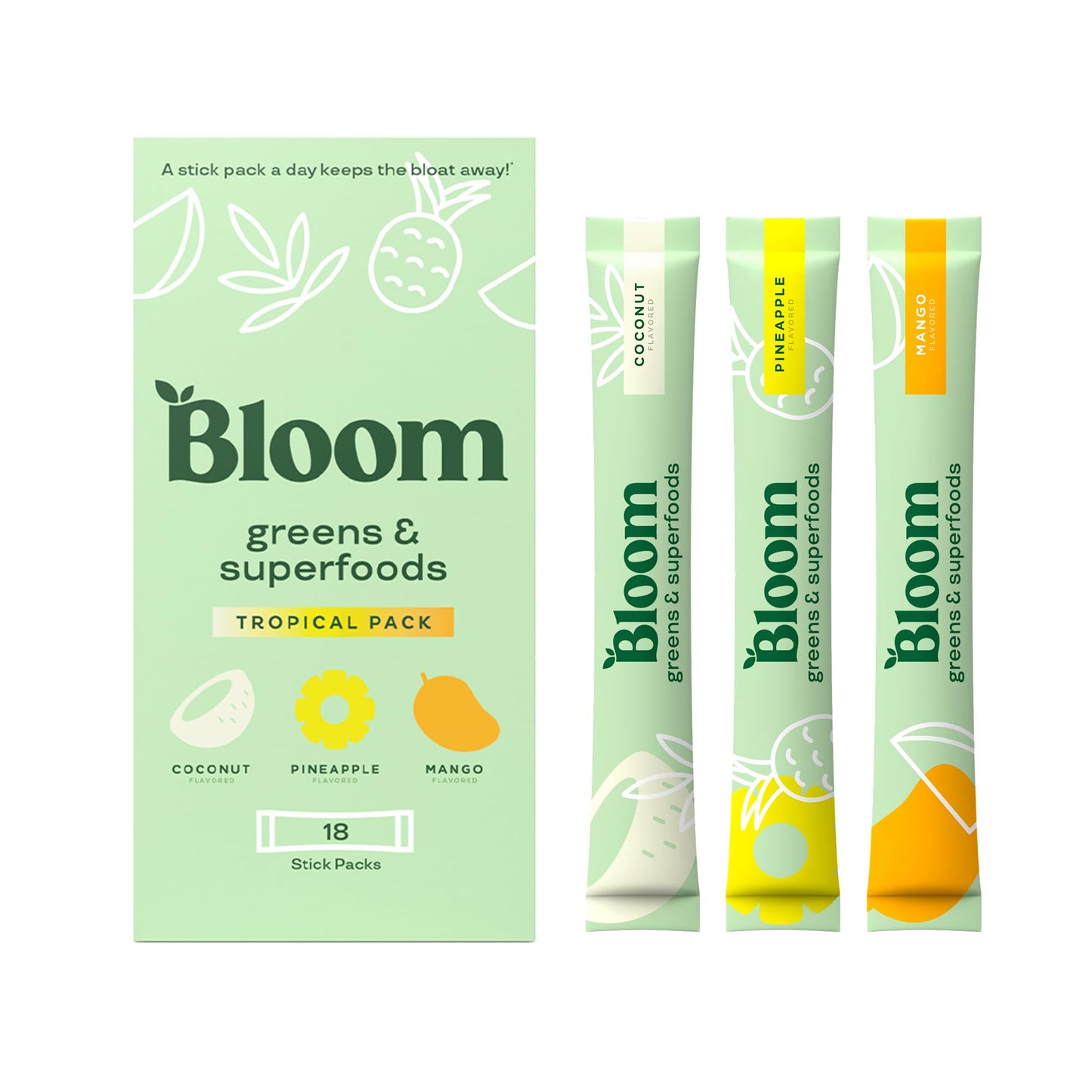 Bloom Nutrition Greens and Superfoods Powder for Digestive Health, Greens Powder, Digestive Enzymes, Probiotics, Spirulina, Chlorella for Bloating & Gut Support, Green Juice, 30 SVG, Strawberry Kiwi