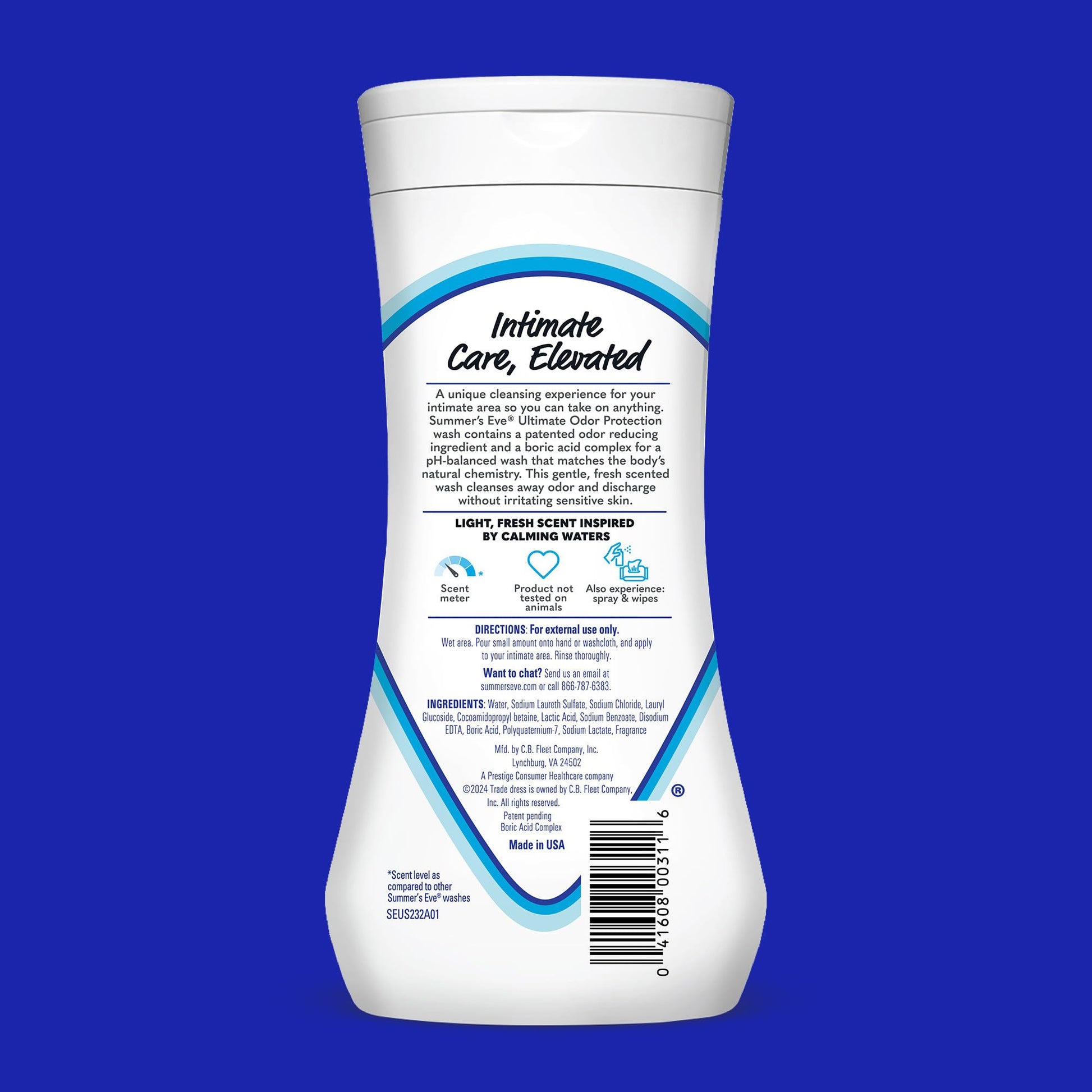 Summer's Eve, Ultimate Odor Control, Feminine Body Wash with Boric Acid, Removes Odor, Feminine Wash with pH Balance, 15 Fl Oz Nirvana Guru