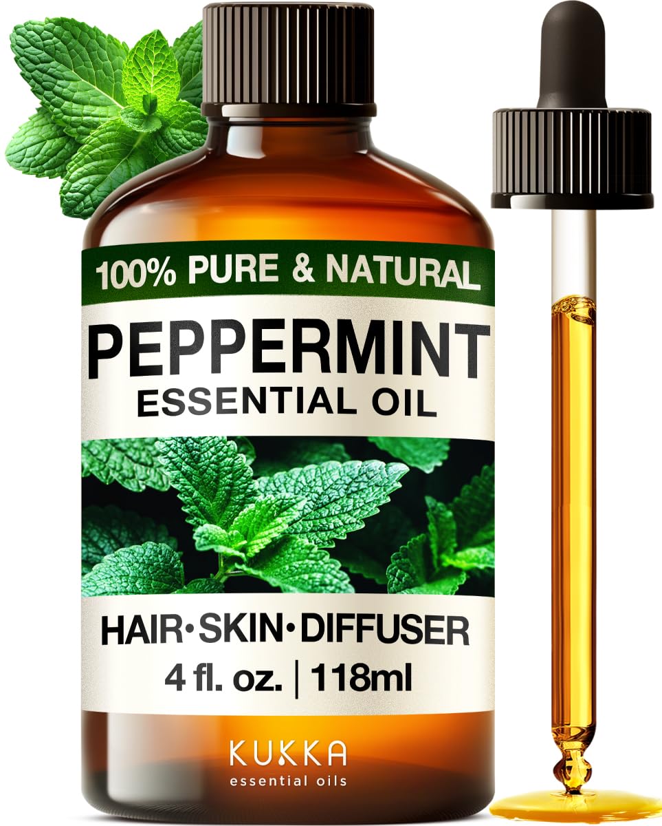 KUKKA essential oils 100% Pure & Natural Lavender Essential Oil for Diffuser, Body, Aromatherapy & Soap Making Scent (4 Fl Oz/118 ml)