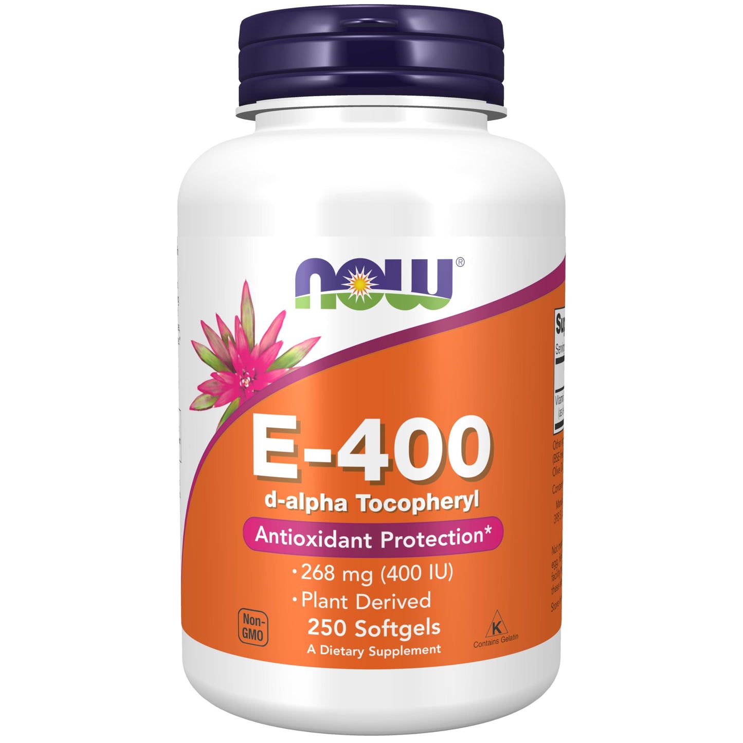 NOW Supplements, Vitamin E-400 IU, D-Alpha Tocopheryl, Antioxidant Protection, Softgels, 100 Count (Pack of 1) Nirvana Guru