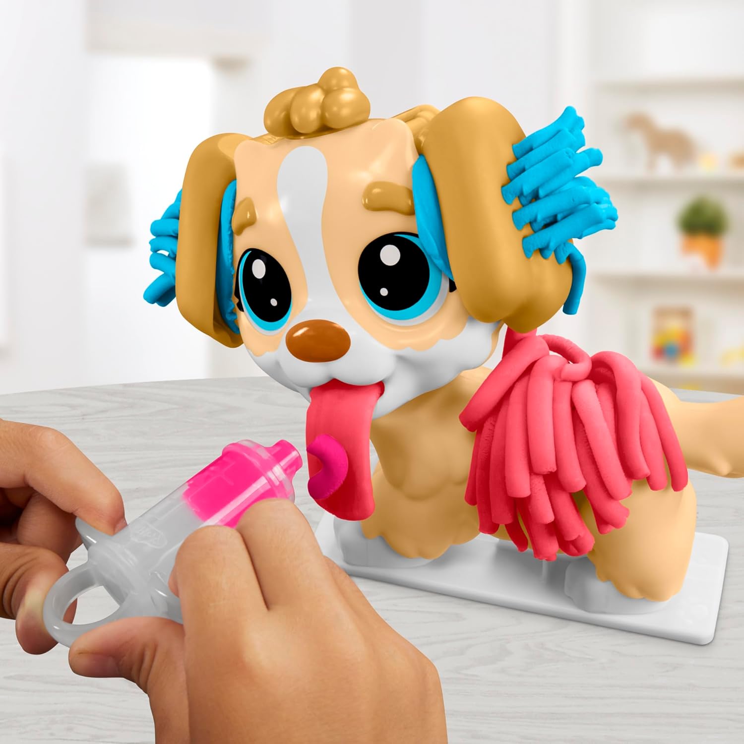 Play-Doh Care 'n Carry Vet Playset for Kids 3 Years and Up with Toy Dog, Storage, 10 Tools, and 5 Modeling Compound Colors, Non-Toxic Nirvana Guru