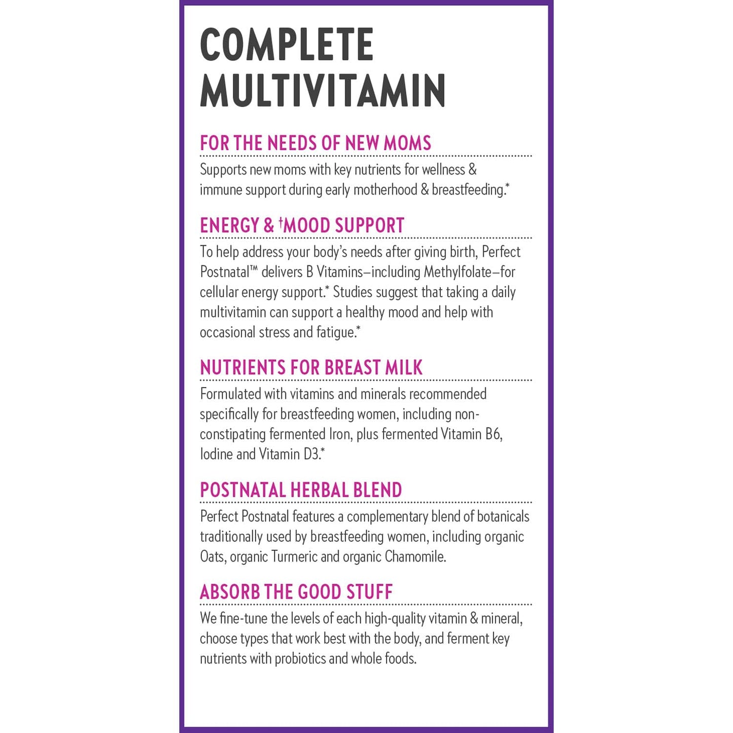 New Chapter, Postnatal Vitamins Lactation Supplement, Complete Multivitamin with Fermented Vitamin D3 + B Vitamins, Made with Organic Vegetables & Herbs, Non-GMO Ingredients, 192 Count - Nirvana Guru