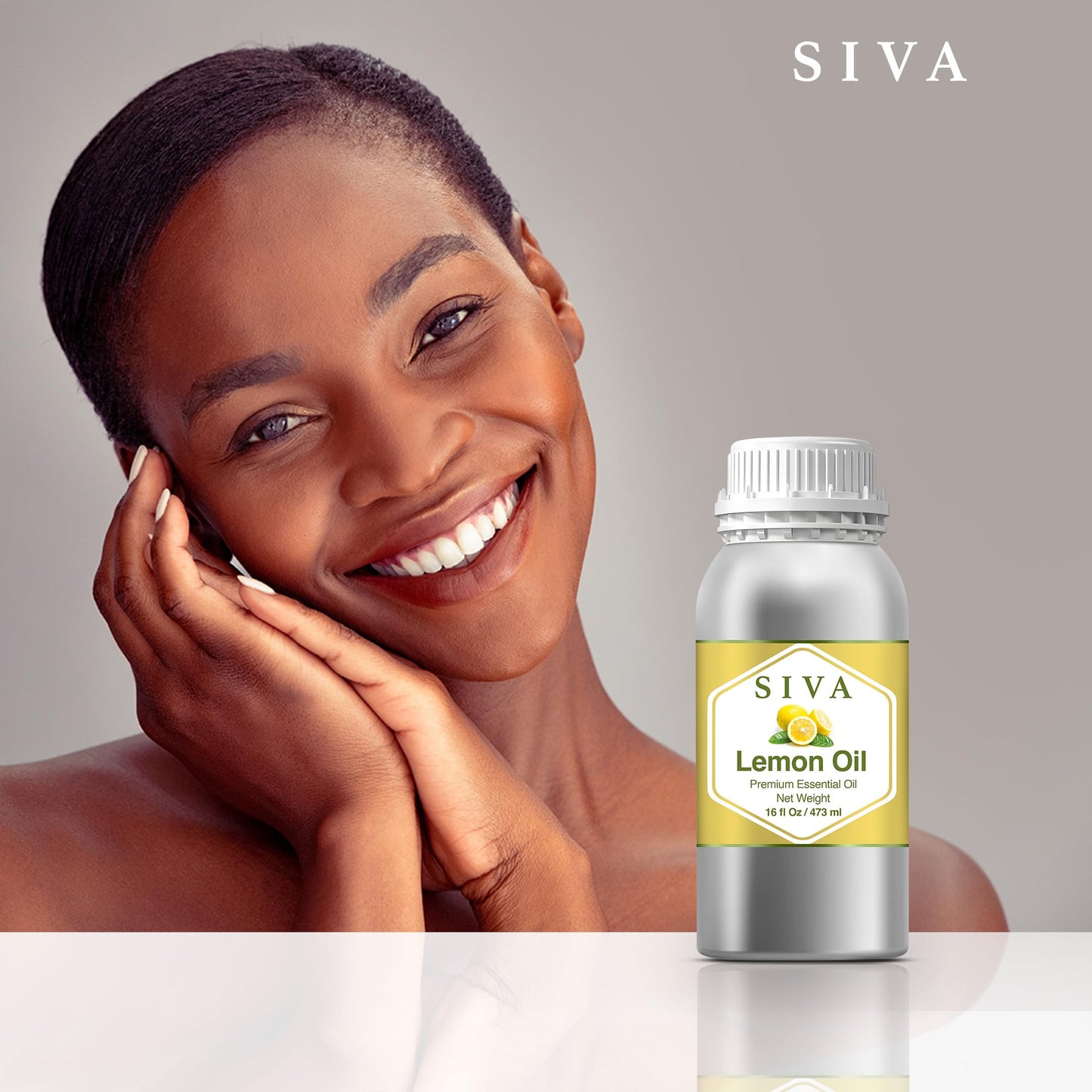 SIVA Lavender Essential Oil - 4 Fl Oz – Natural Lavender Oil - for Diffuser, Face, Skin Care, Aromatherapy, Hair Care, Scalp and Body Massage - with Dropper - Nirvana Guru