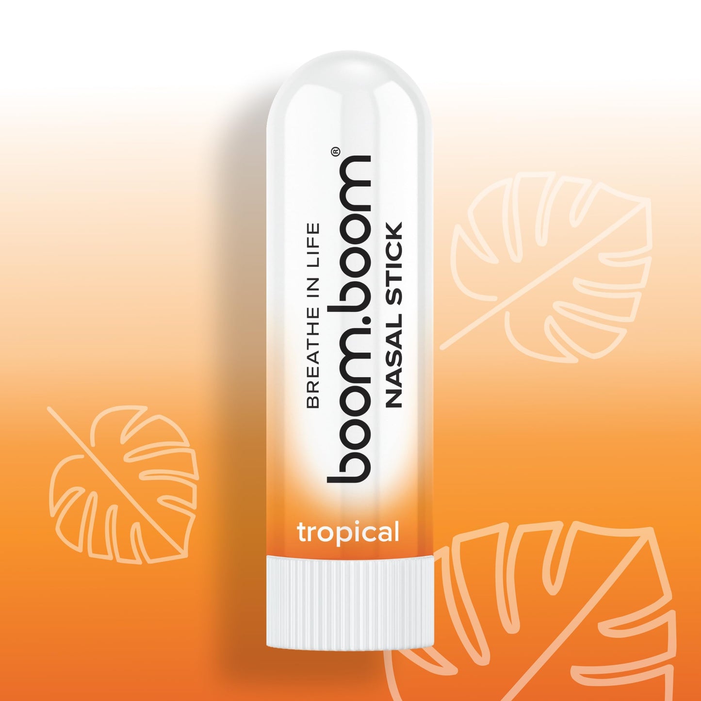BoomBoom Nasal Stick | Vapor Flow Technology | Cool Refreshing Sensation | Natural Mood Boost | Simple Ingredients | Essential Oils + Menthol Inhaler (Mint, Wintermint, Tropical, Lavender) Nirvana Guru