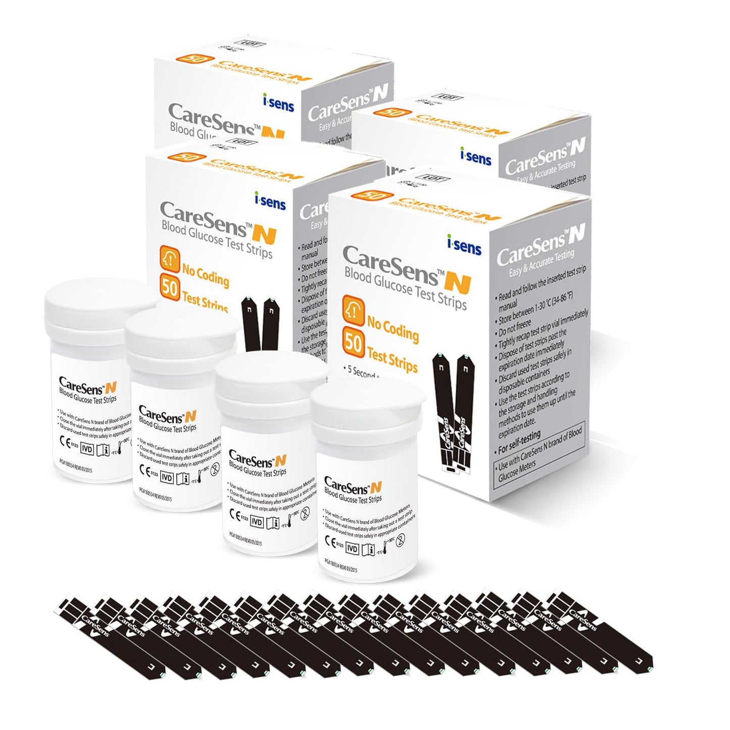 CareSens N Blood Glucose Test Strips (50 ct) - Only for CareSens N Family Meter Kits… Nirvana Guru