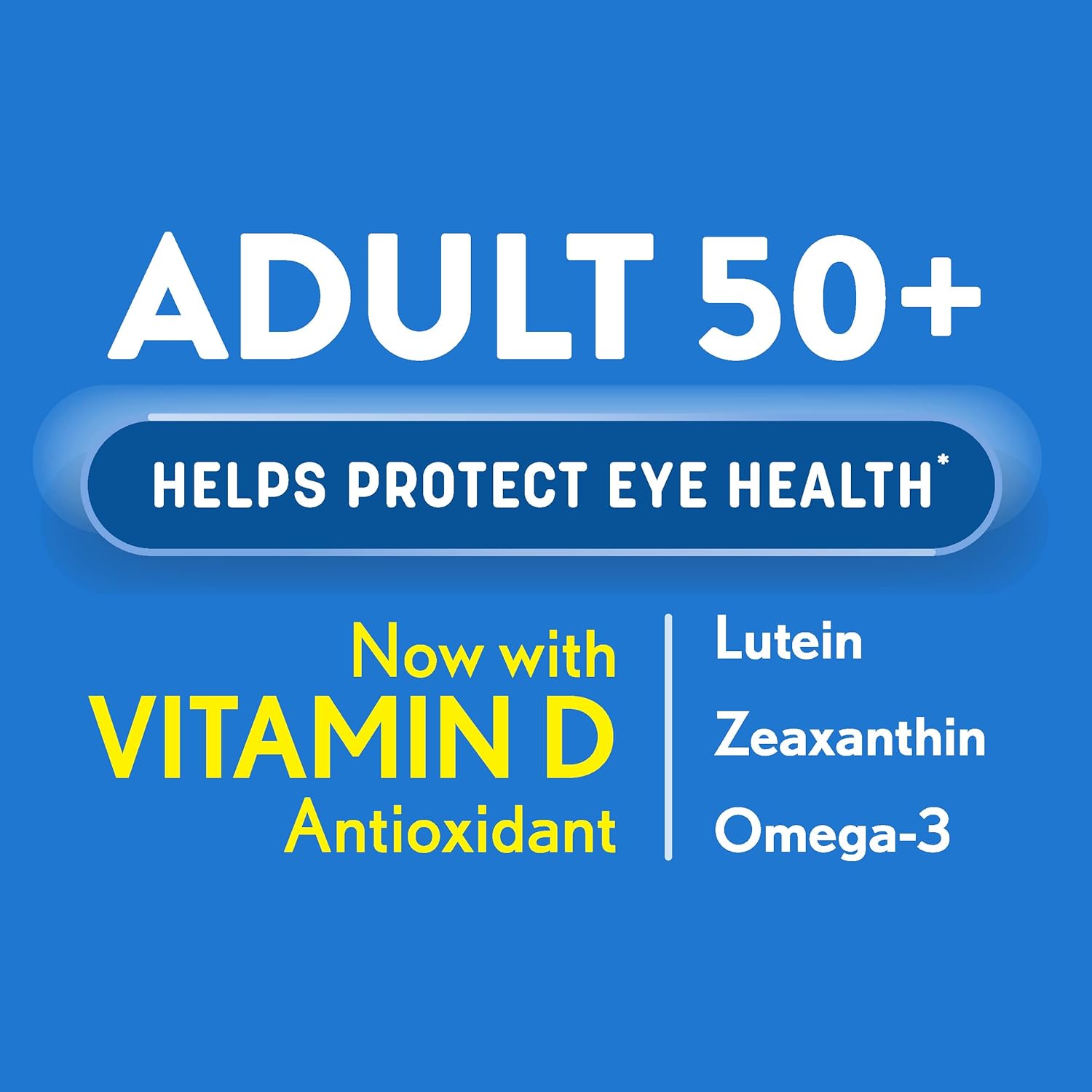 Ocuvite 50+ Eye Vitamin & Mineral Supplement, Multivitamin for Vision & Ocular Health with Omega-3, Zinc, Vitamins C & E, Lutein & Zeaxanthin, Zinc Supplements for Women and Men, 90 Softgels Nirvana Guru