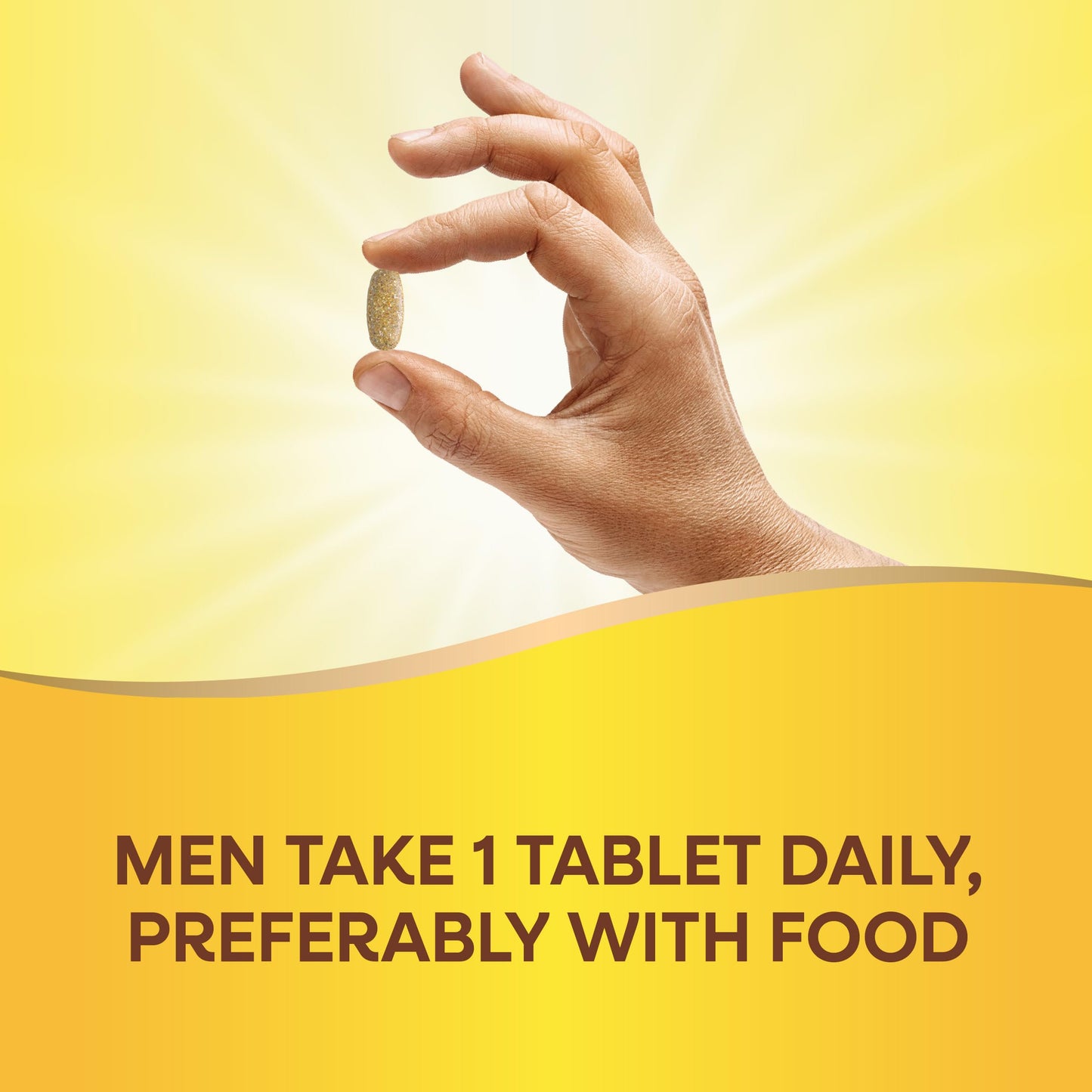 Nature's Way Alive! Men’s 50+ Daily Ultra Multivitamin, High Potency Formula, Supports Healthy Brain, Eyes & Heart*, with Methylated B12, Gluten-Free, 150 Tablets - Nirvana Guru