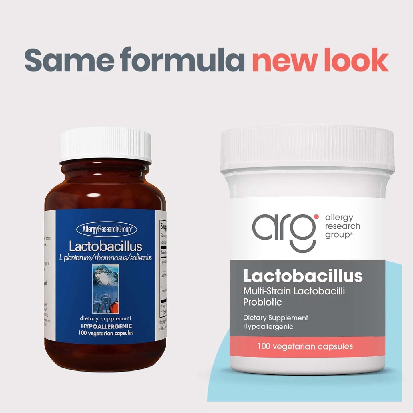 Allergy Research Group Lactobacillus Supplement - Probiotics for Men & Women, Digestive Health, Gut Health, Vegetarian Capsules - 100 Count Nirvana Guru