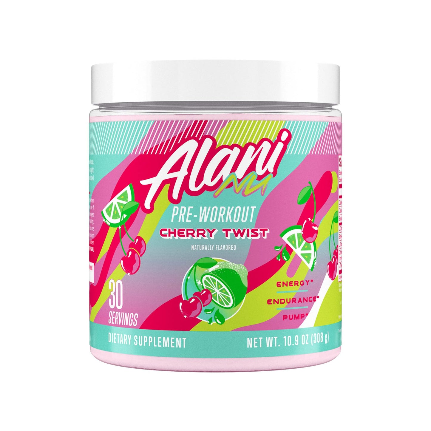 Alani Nu Pre Workout Powder Hawaiian Shaved ICE, Amino Energy Boost, Endurance Supplement, Sugar Free, 200mg Caffeine, L-Theanine, Beta-Alanine, L-Citrulline, 30 Servings Nirvana Guru