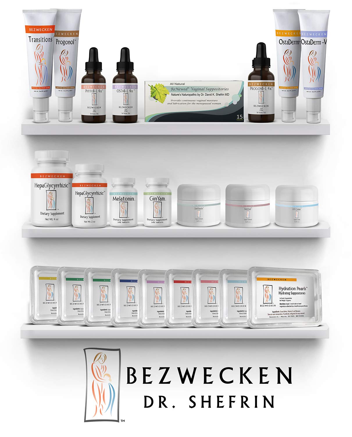 Bezwecken – PG Ovals – 16 Oval Suppositories – Same Trusted Formula, New Improved Shape – Professionally Formulated to Alleviate Vaginal Dryness in Women of All Ages – Progesterone-Only Alternative Nirvana Guru