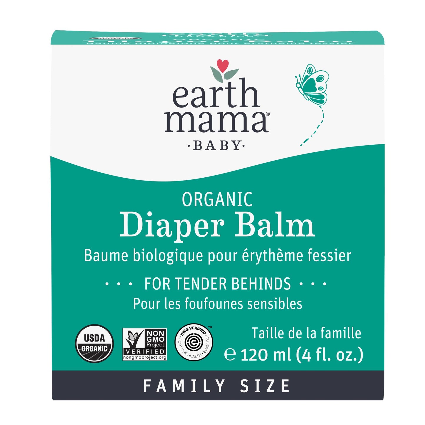 Earth Mama Organic Diaper Balm 2-Ounce | Diaper Cream for Baby | EWG Verified, Petroleum & Artificial Fragrance-Free with Calendula for Sensitive Skin (2-Pack) Nirvana Guru