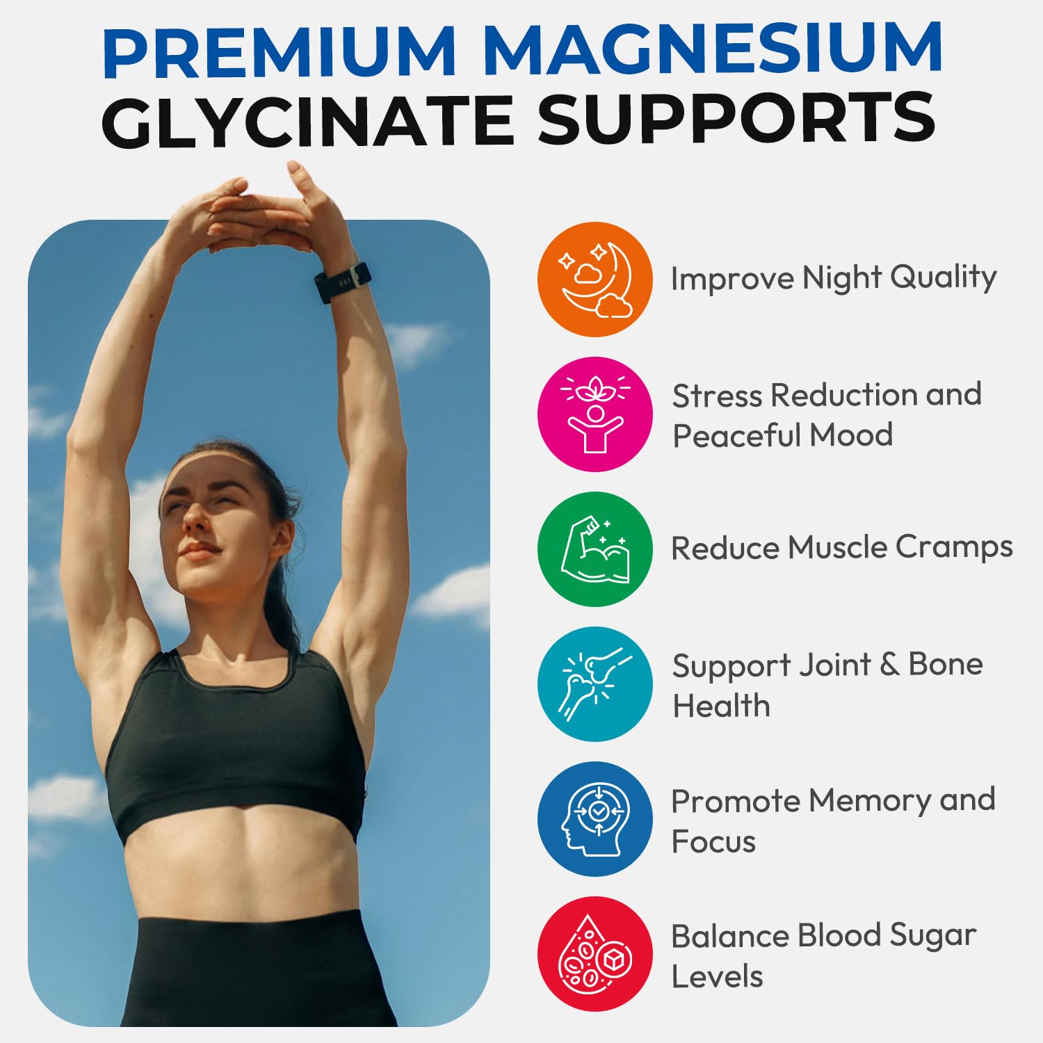 Magnesium Glycinate Gummies 600mg, High Absorption Magnesium Gummies with L-Threonate, Calcium, Vitamin B6, D3, Sugar Free Chews for Adults & Kids Relaxation, Stress Relief, Night Rest Nirvana Guru