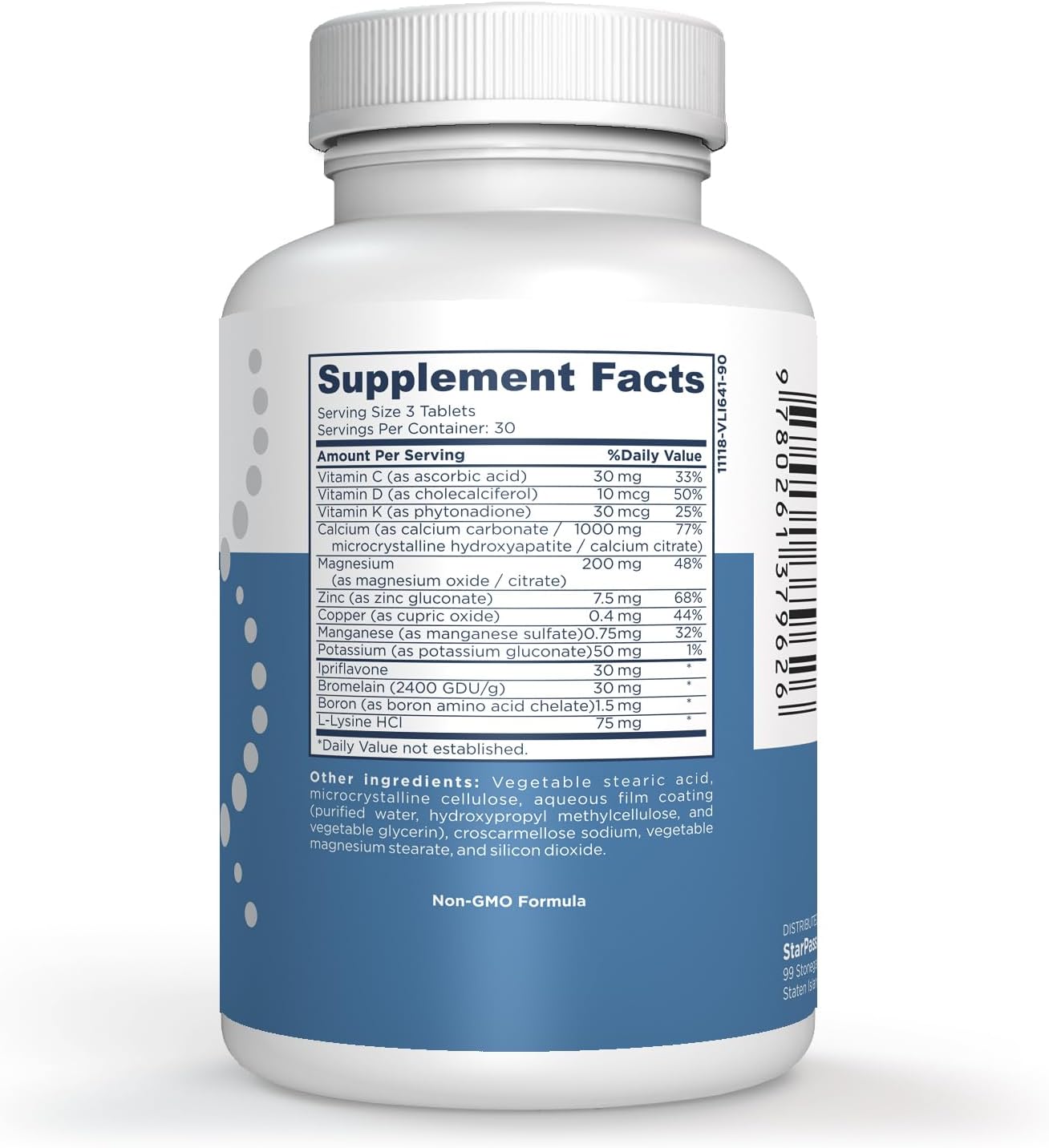 Bone MD Osteo Strength Ultimate Health Support | Supplement for Women and Men | Promote Density 90 Tablets Nirvana Guru