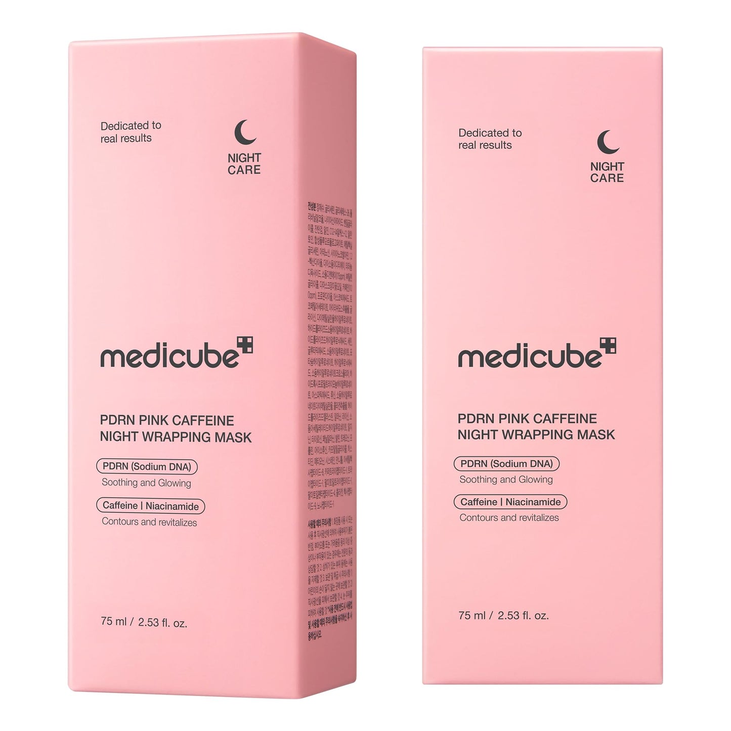 medicube PDRN Caffeine Overnight Wrapping Peel Off Facial Mask | Firming, Depuffing & Hydration | Salmon DNA + Caffeine + Collagen For Refined, Glass Skin & Face Contour Support | Korean Skin Care Nirvana Guru