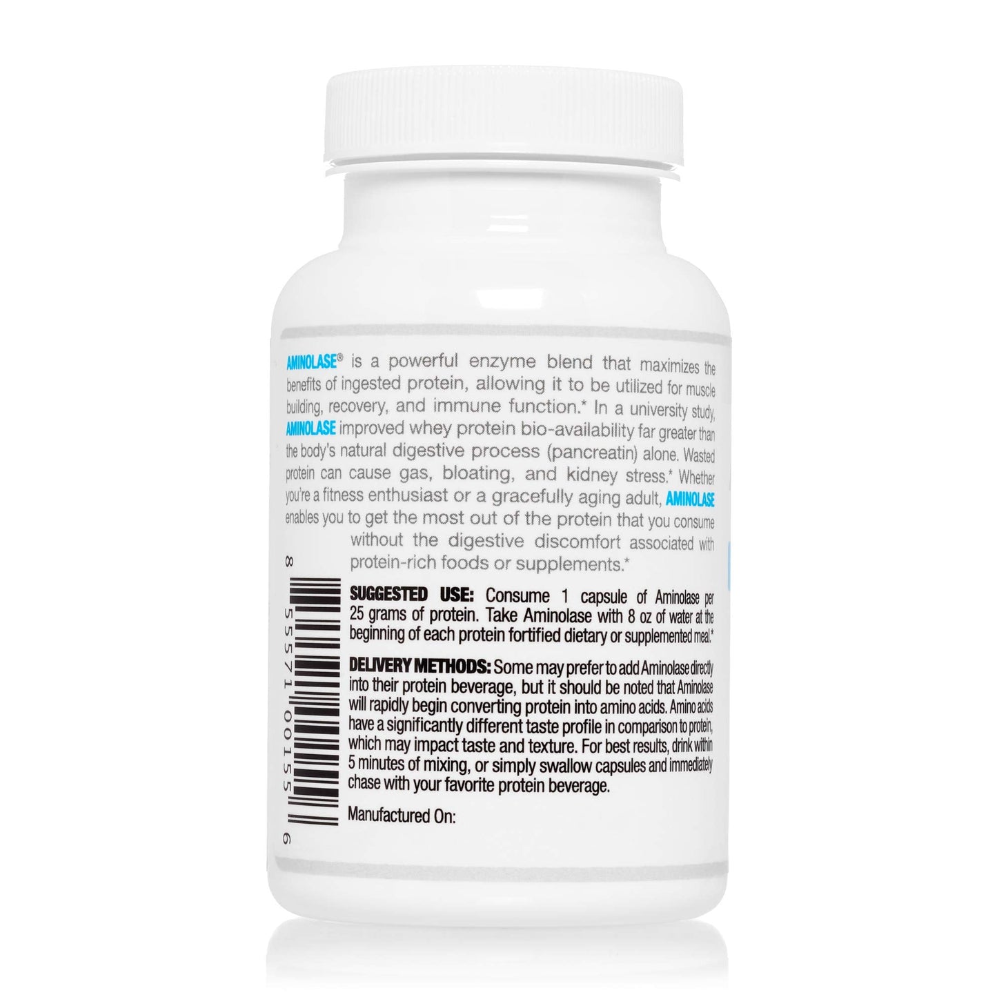 Arthur Andrew Medical - Aminolase TPA, Total Protein Assimilation, Optimal Protein Absorption and Decreased Gas and Bloating, Vegan, Non-GMO, 90 Capsules Nirvana Guru