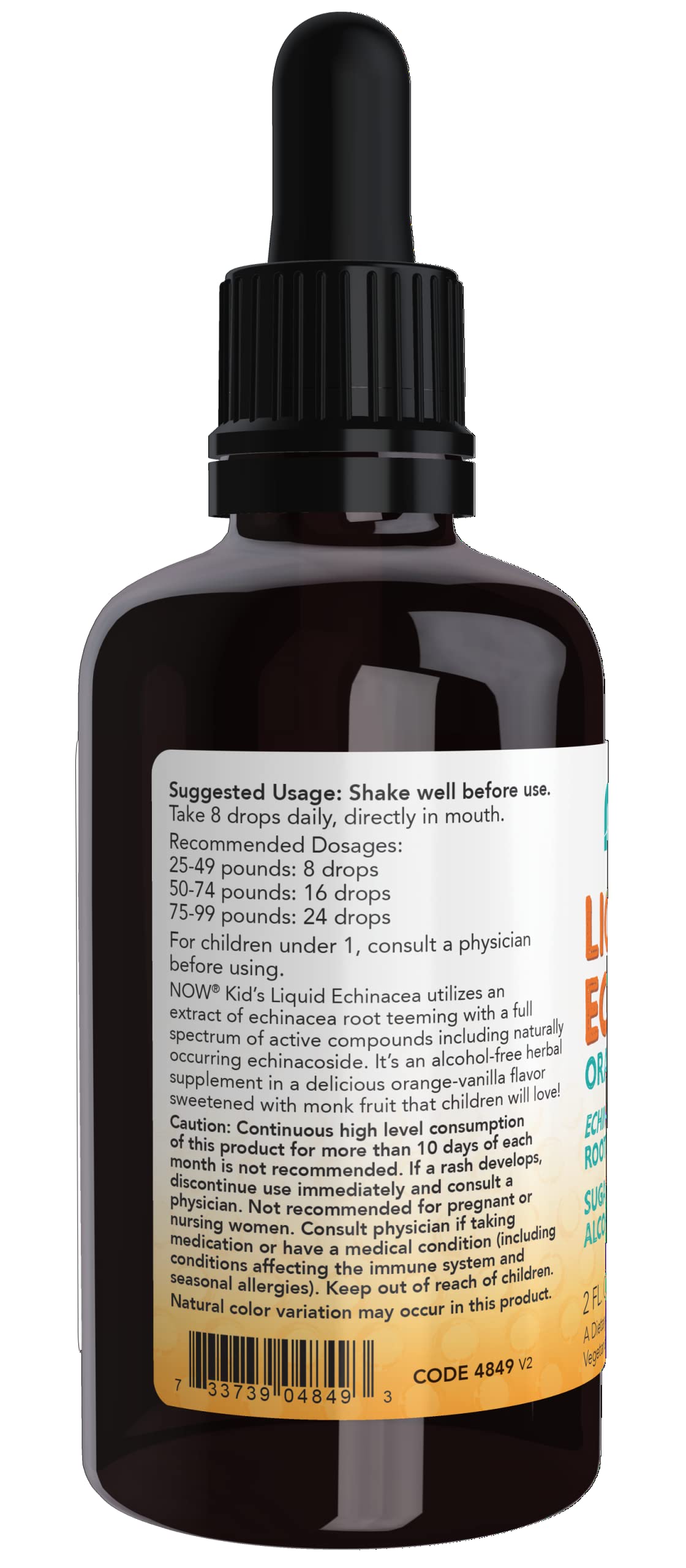 NOW Supplements, Kids Liquid Echinacea with Dropper, Immune System Support, Formulated for Kids, 2 Fl Ounce, Packaging May Vary (Pack of 2) - Nirvana Guru