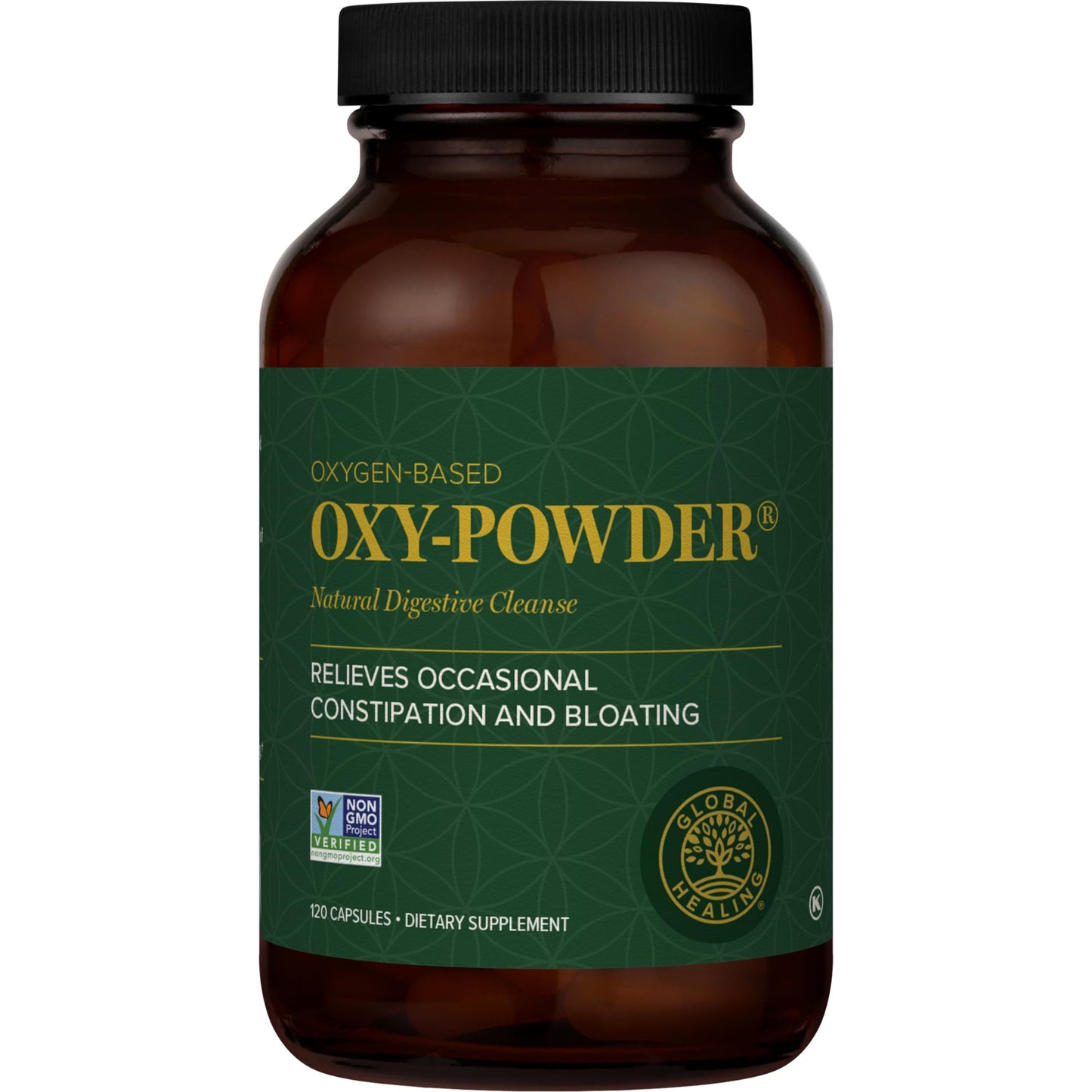 Global Healing Oxy-Powder Colon Cleanse, Constipation Relief for Women & Men, Magnesium Oxide Colon Cleanser & Detox for Weight Loss, Gut Cleanse Detox for Women and Men