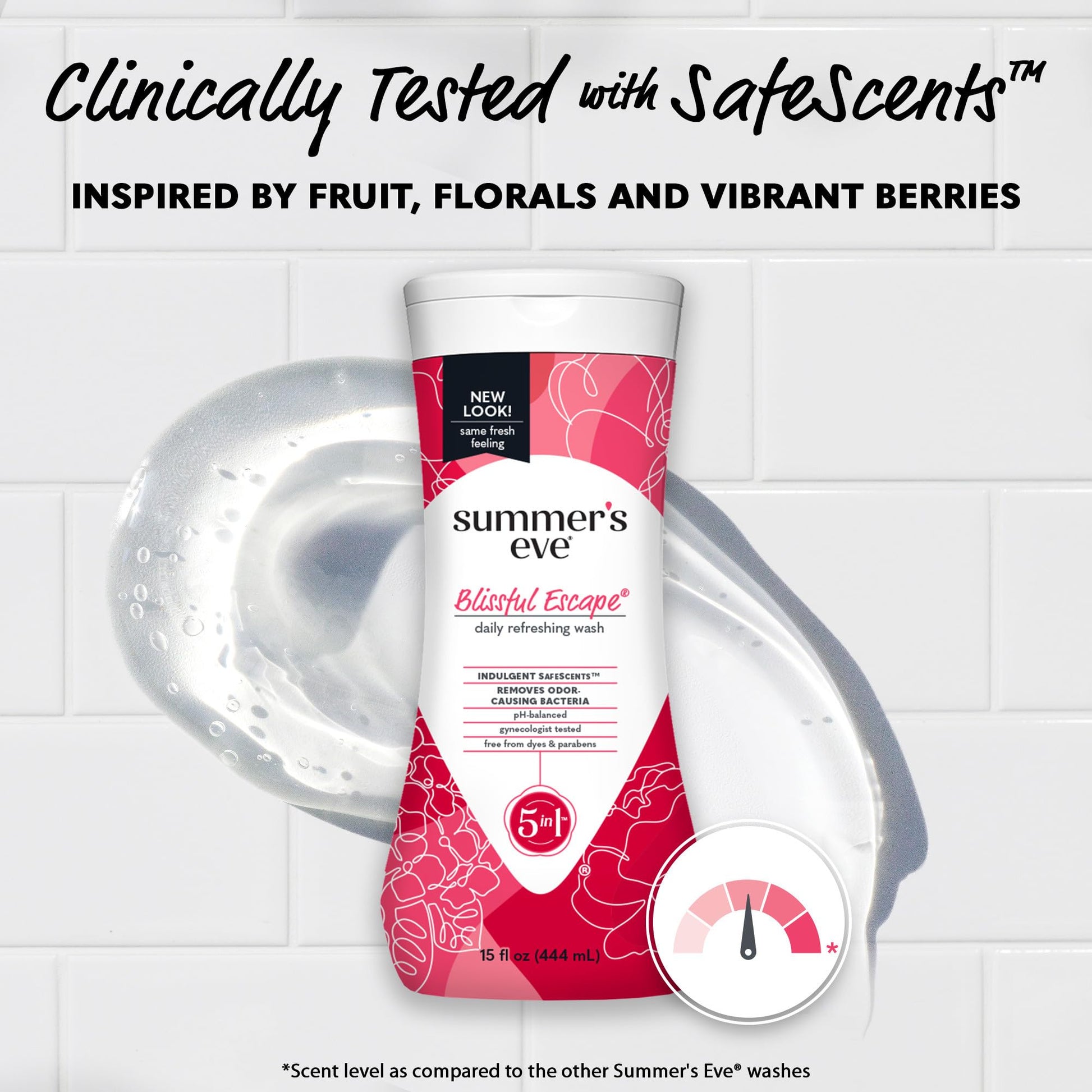 Summer's Eve, Ultimate Odor Control, Feminine Body Wash with Boric Acid, Removes Odor, Feminine Wash with pH Balance, 15 Fl Oz Nirvana Guru