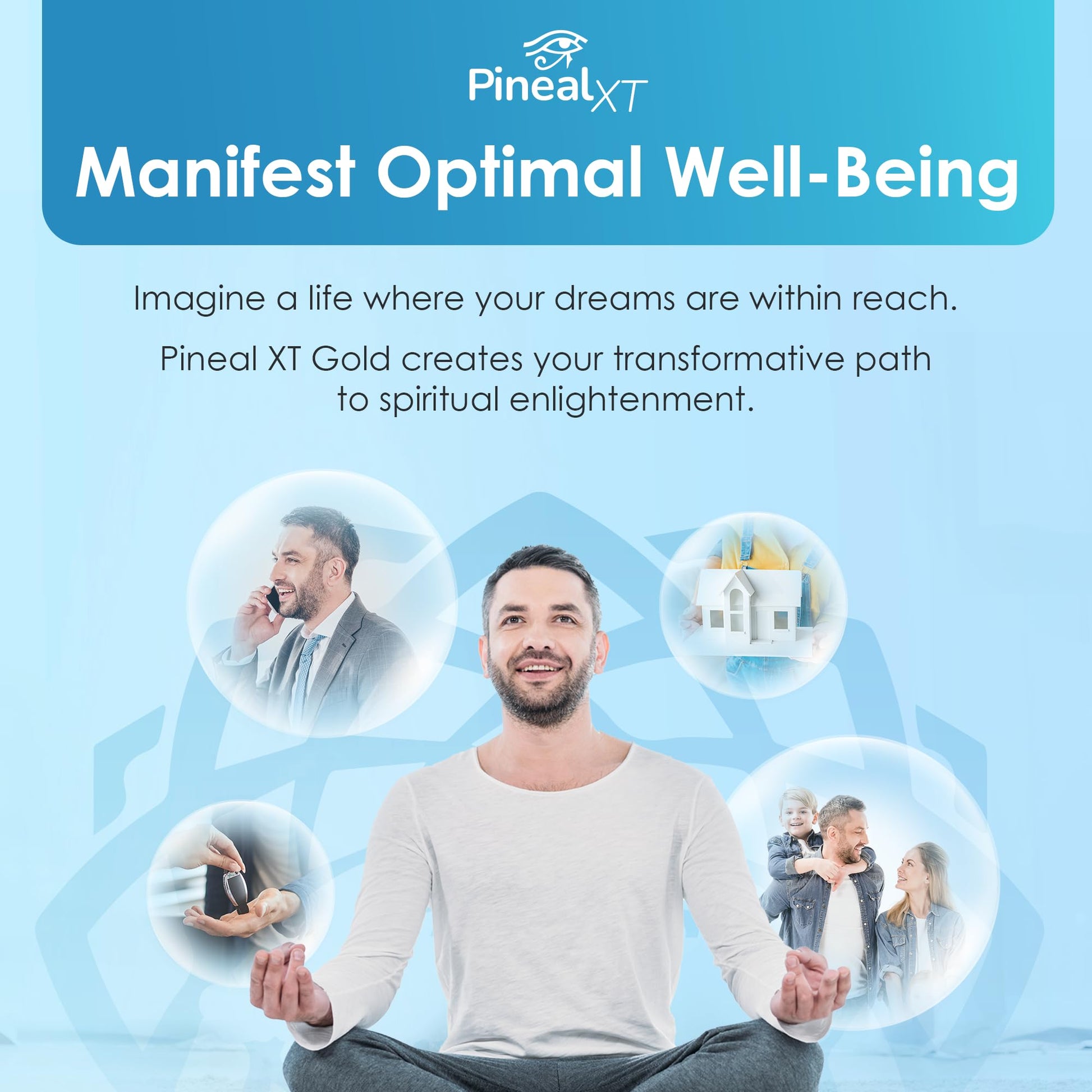 Pineal XT Gold - Pineal Gland Supplement - Third Eye Awakening - Focus and Memory Supplement for Brain - 7 Powerful Ingredients Decalcify, Detox, and Activate Your Pineal Gland Nirvana Guru
