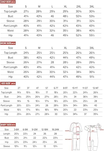 Matching Christmas Pajamas for Family Cute Printed Xmas Pajamas Set Holiday Family Sleepwear Sets for Womens Couples nirvanaguru