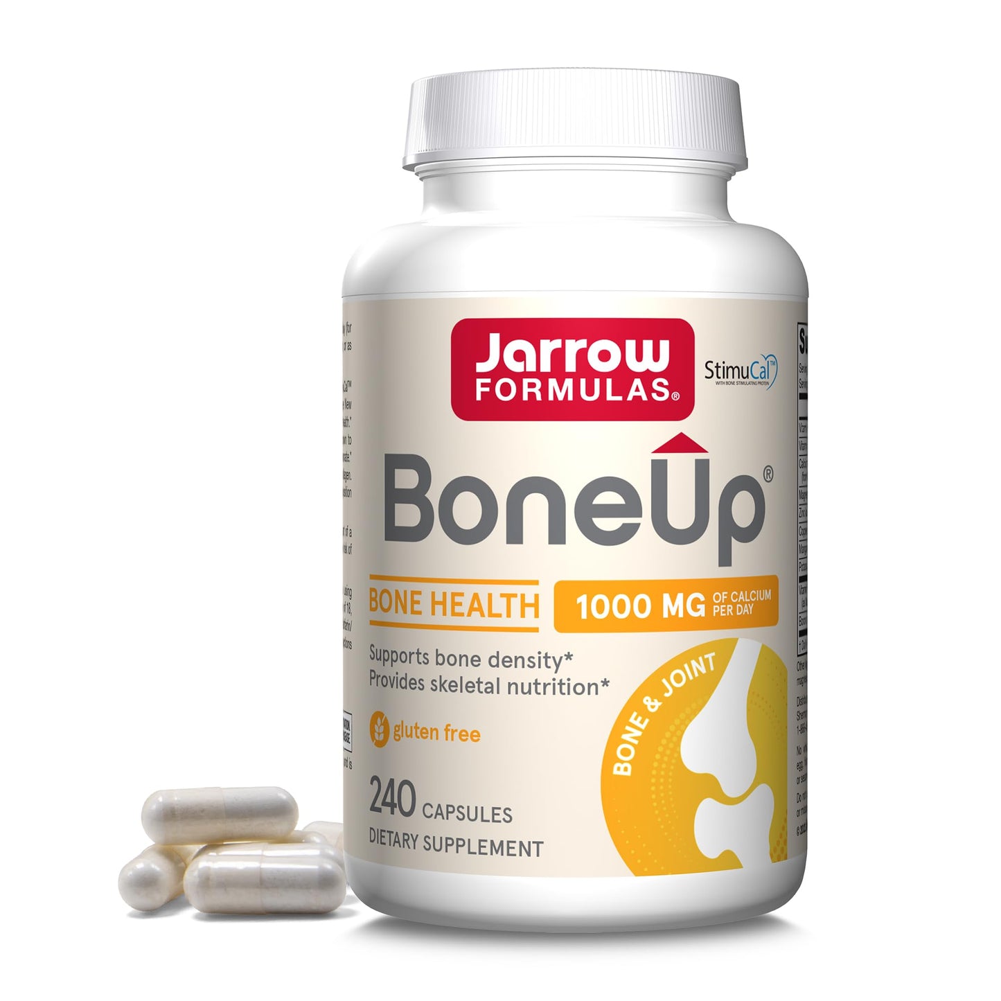 Jarrow Formulas BoneUp for Bone Density - Vitamin D3 and K2, Calcium Support, 360 Capsules, Promotes Skeletal Nutrition, Up to 60 Days Supply - Nirvana Guru