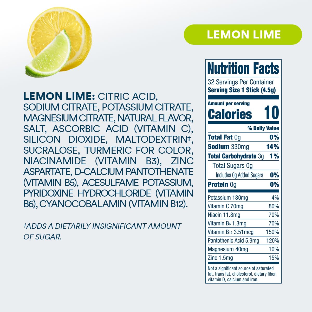 DripDrop Sugar Free Hydration Packets - Zero Classic Variety Pack - Single Serve Electrolytes Powder Drink Mix - Lemon Lime, Watermelon, Peach, Passion Fruit - Non-GMO, Gluten Free, Vegan - 32 Sticks