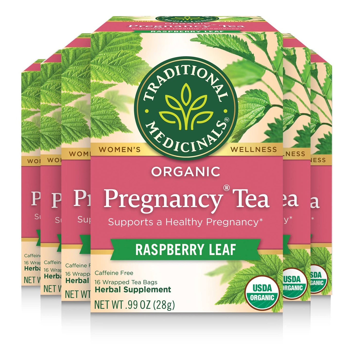 Traditional Medicinals Tea, Organic Healthy Cycle, Supports Healthy Menstrual Cycles, Includes Spearmint,16 Tea Bags - Nirvana Guru
