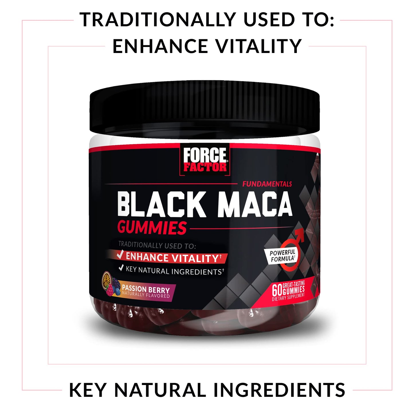Force Factor Maca Max, Maca Root Capsules to Maximize Vitality & Performance, Made with Black Maca, Red Maca, & Yellow Maca Powder, Maca Root Powder, 2000mg, 120 Capsules