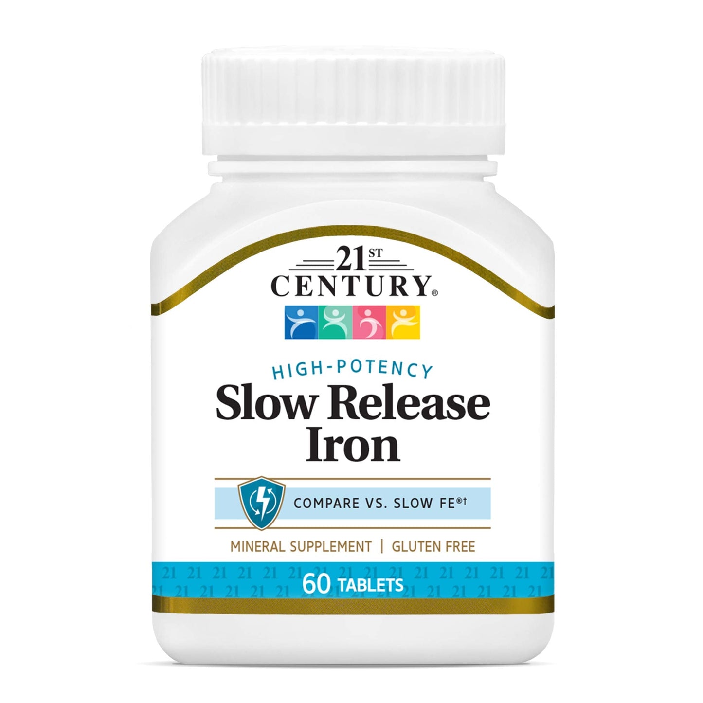21st Century Slow Release Iron Tablets, 60 Count Nirvana Guru